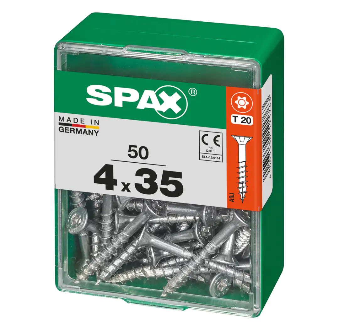 Spax Universalschrauben 4.0 x 35 mm TX 20 - 50 Stk.