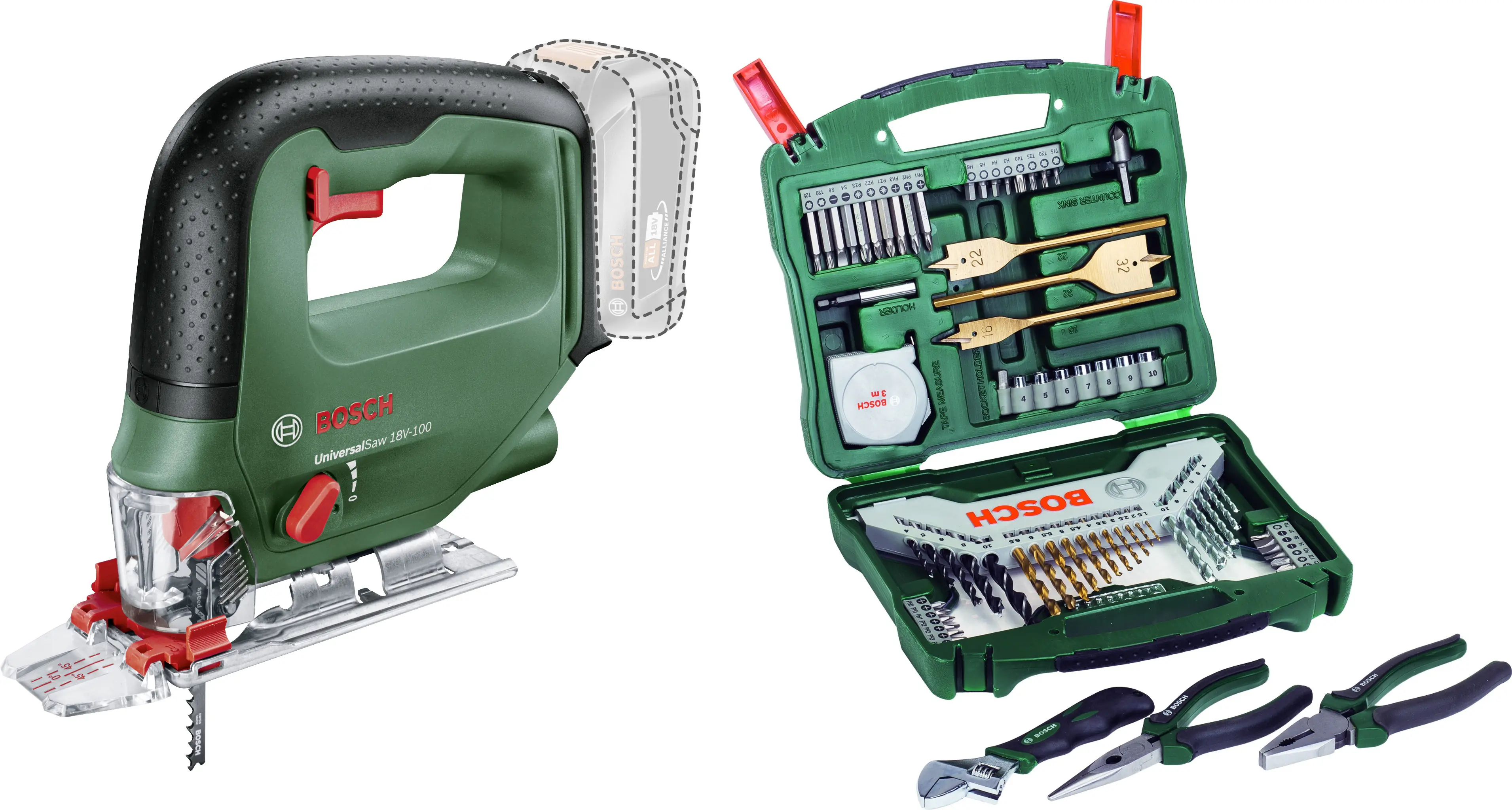 Bosch Akku-Stichsäge UniversalSaw 18V-100 18V Solo Bosch Akku-Stichsäge UniversalSaw 18V-100 18V Solo