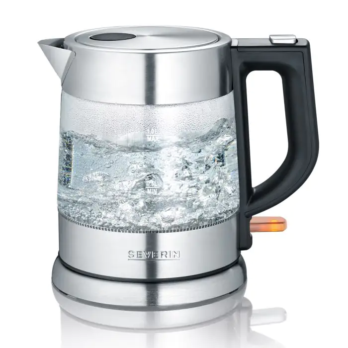 Severin Wasserkocher WK 3468 2200 Watt, 1 L, Edelstahl/ Glas Severin Wasserkocher WK 3468 2200 Watt, 1 L, Edelstahl/ Glas