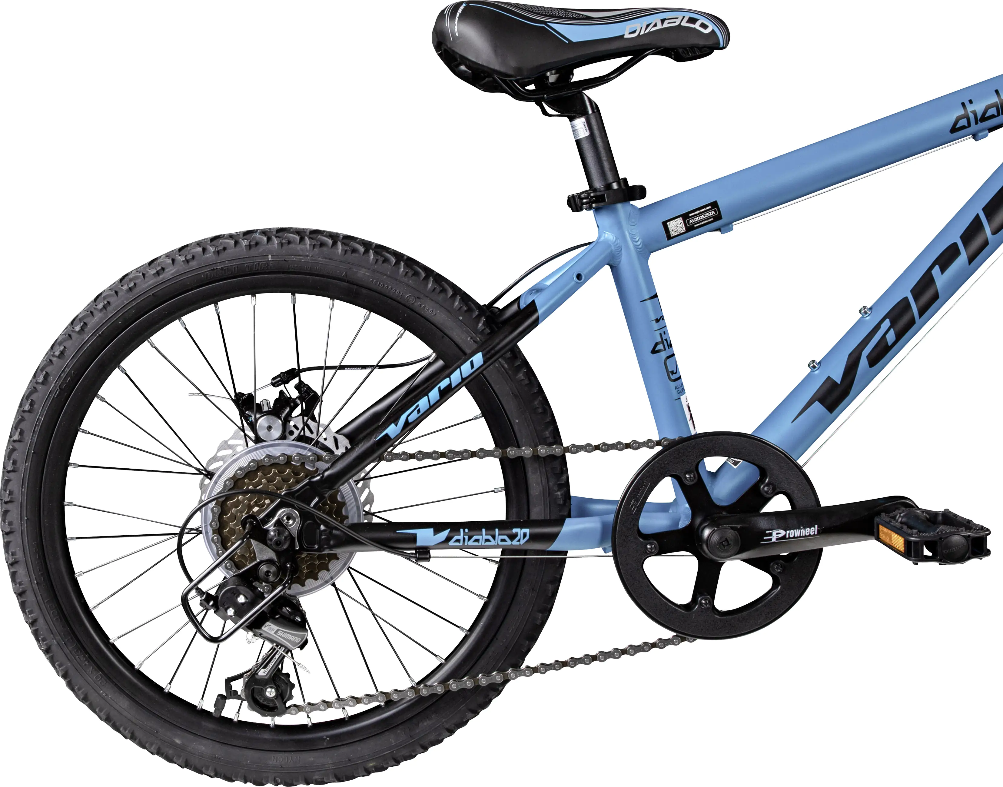 Vario Mountainbike XC DIABLO 20 DISK 20 Zoll RH 30cm 6-Gang blau schwarz Vario Mountainbike XC DIABLO 20 DISK 20 Zoll RH 30cm 6-Gang blau schwarz