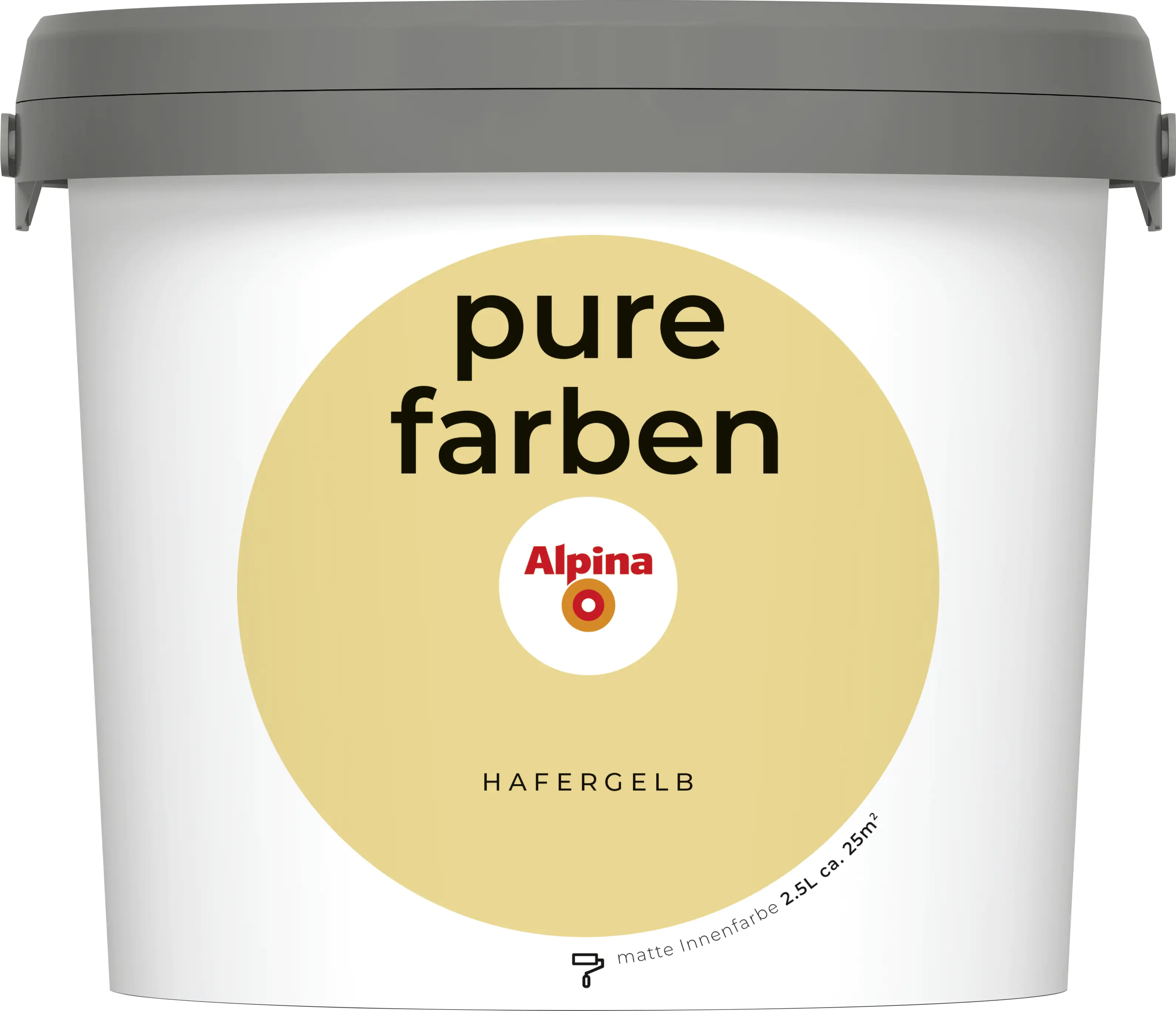 Alpina Pure Farben Wandfarbe hafergelb 2,5 L Alpina Pure Farben Wandfarbe hafergelb 2,5 L