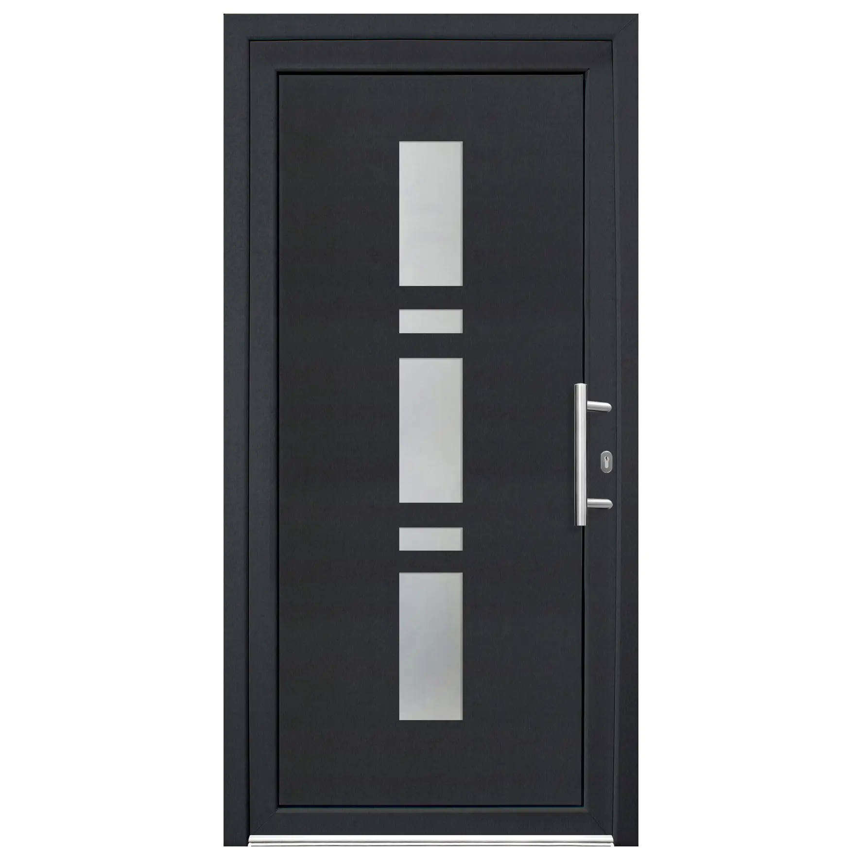 Panto Haustür Modell K017 DIN rechts anthrazit 110 x 210 cm 