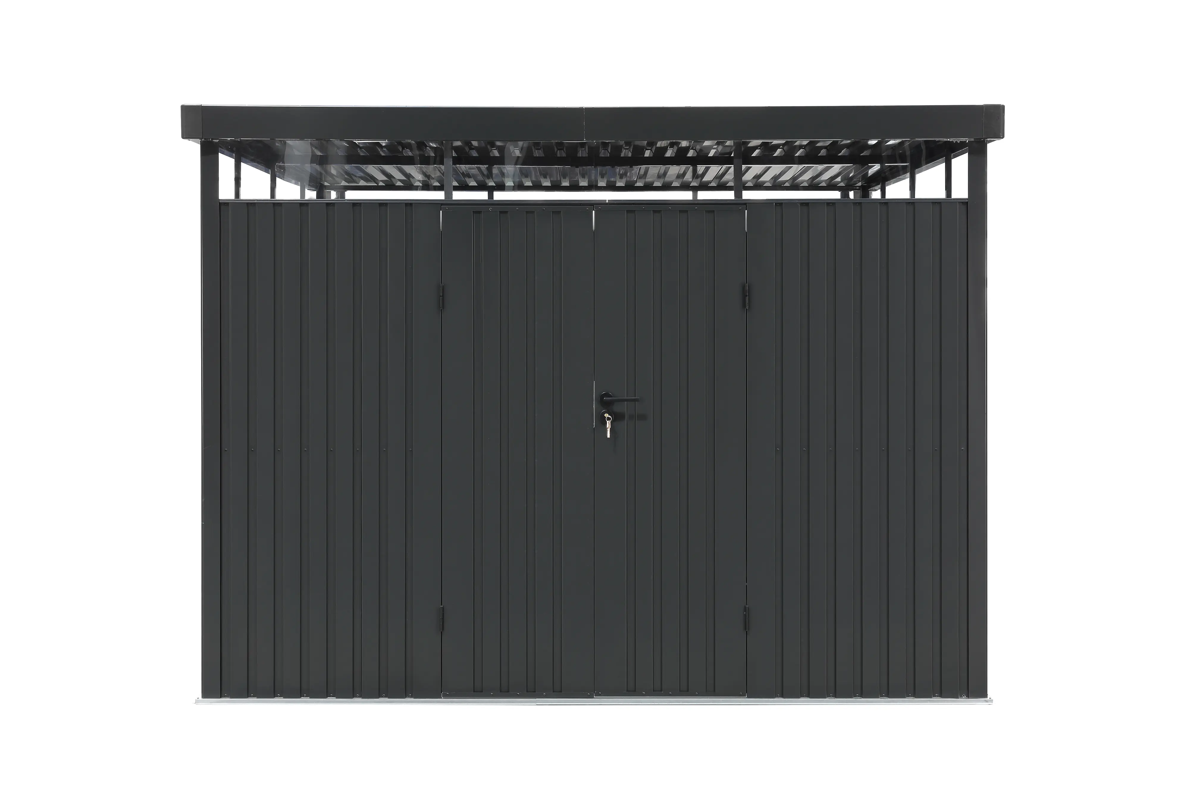 Tepro Metallgerätehaus Premium Shed 8x10 inkl. Regenrinne 300 x 180 cm