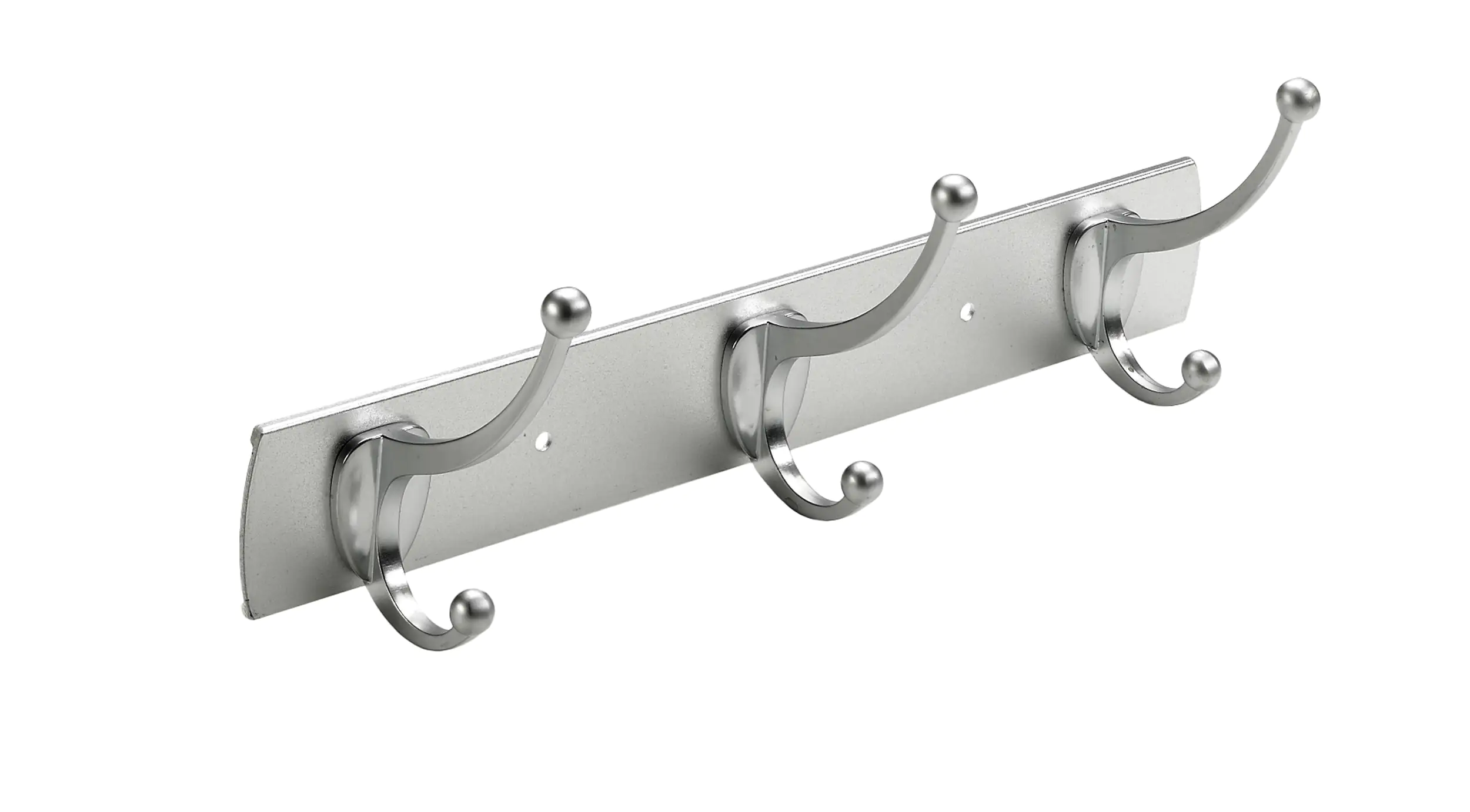 Hettich Garderobenleiste 3 Haken 31,5 x 11,0 x 8,0 cm silber Hettich Garderobenleiste 3 Haken 31,5 x 11,0 x 8,0 cm silber