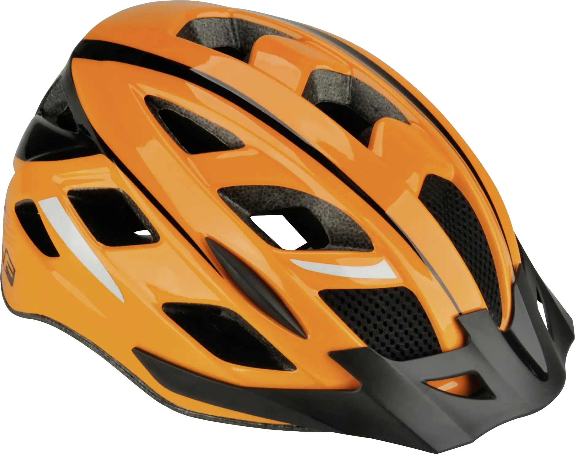 Fischer Fahrradhelm Urban Sport S/M orange schwarz