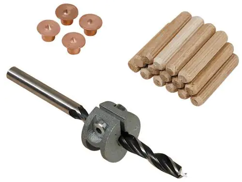 Wolfcraft Sortimentskasten 6 mm Dübel 31 teilig