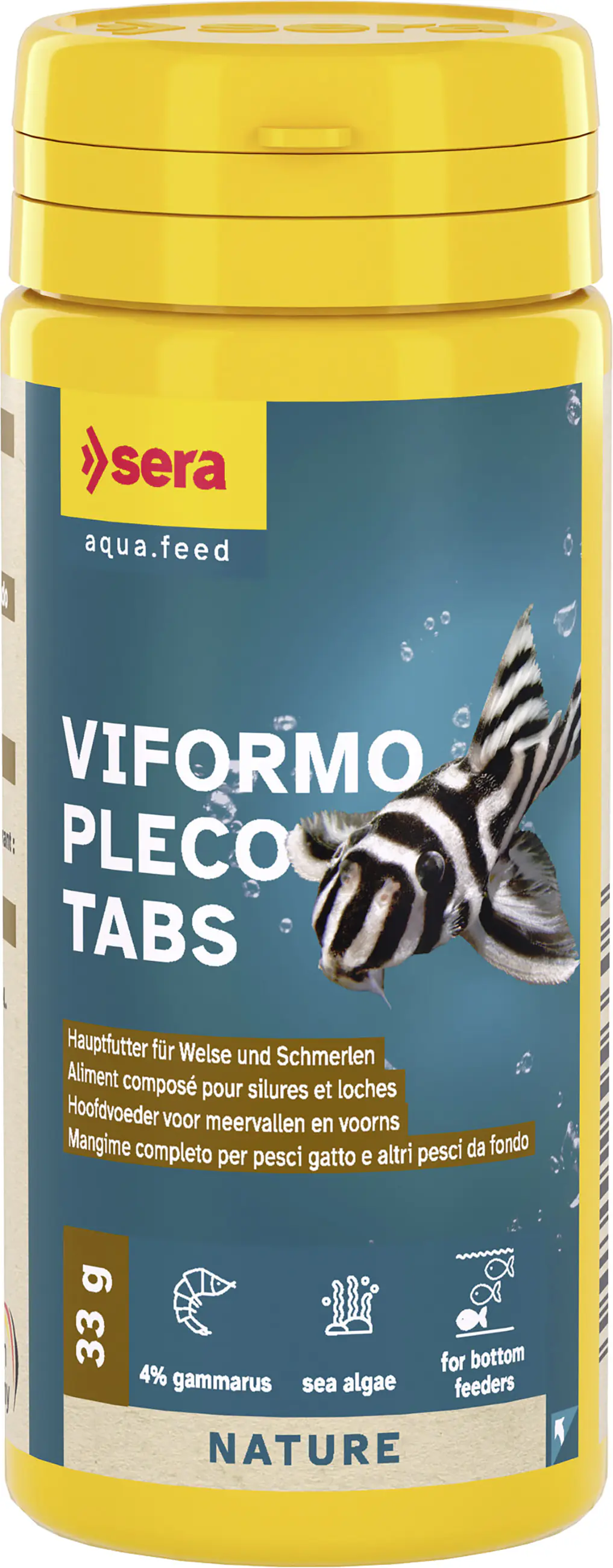 Sera Fischfutter für Welse und Schmerlen Viformo Pleco Tabs 50 ml Sera Fischfutter für Welse und Schmerlen Viformo Pleco Tabs 50 ml