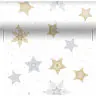 Duni Tischläufer Snowstars White multi 480 x 40 cm - 1 Stück