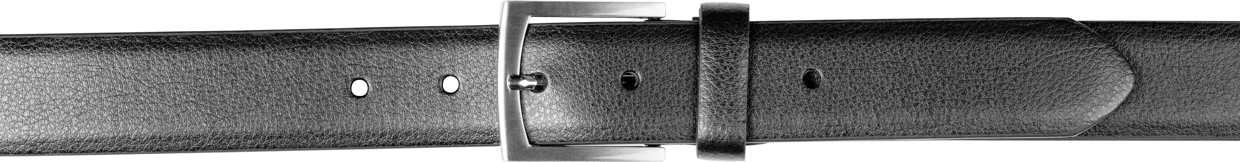 Landes Lederwarenfabrik Herrengürtel schwarz