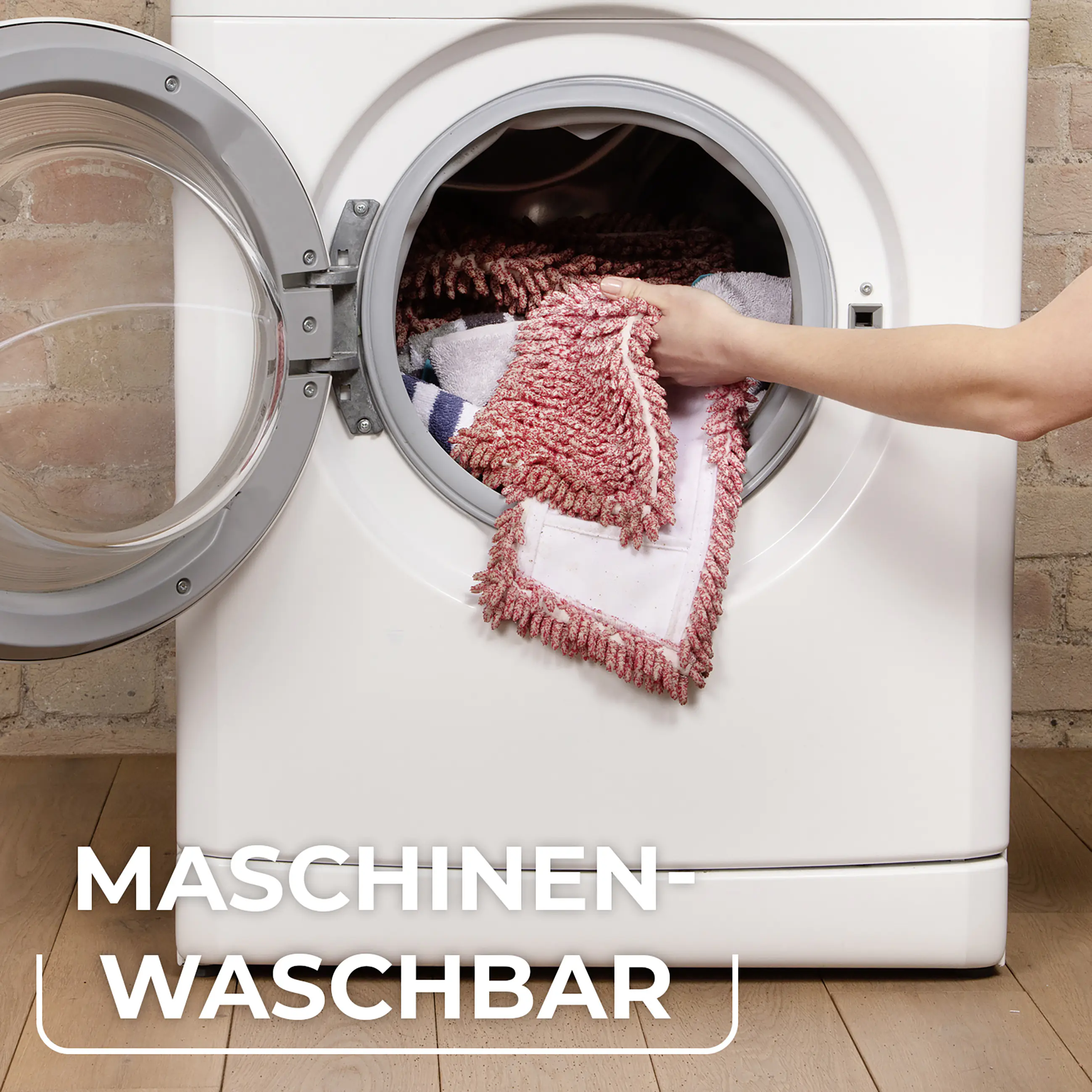 Vileda Ersatzwischbezug für Bodenwischer Pet Pro Microfibre Universal
