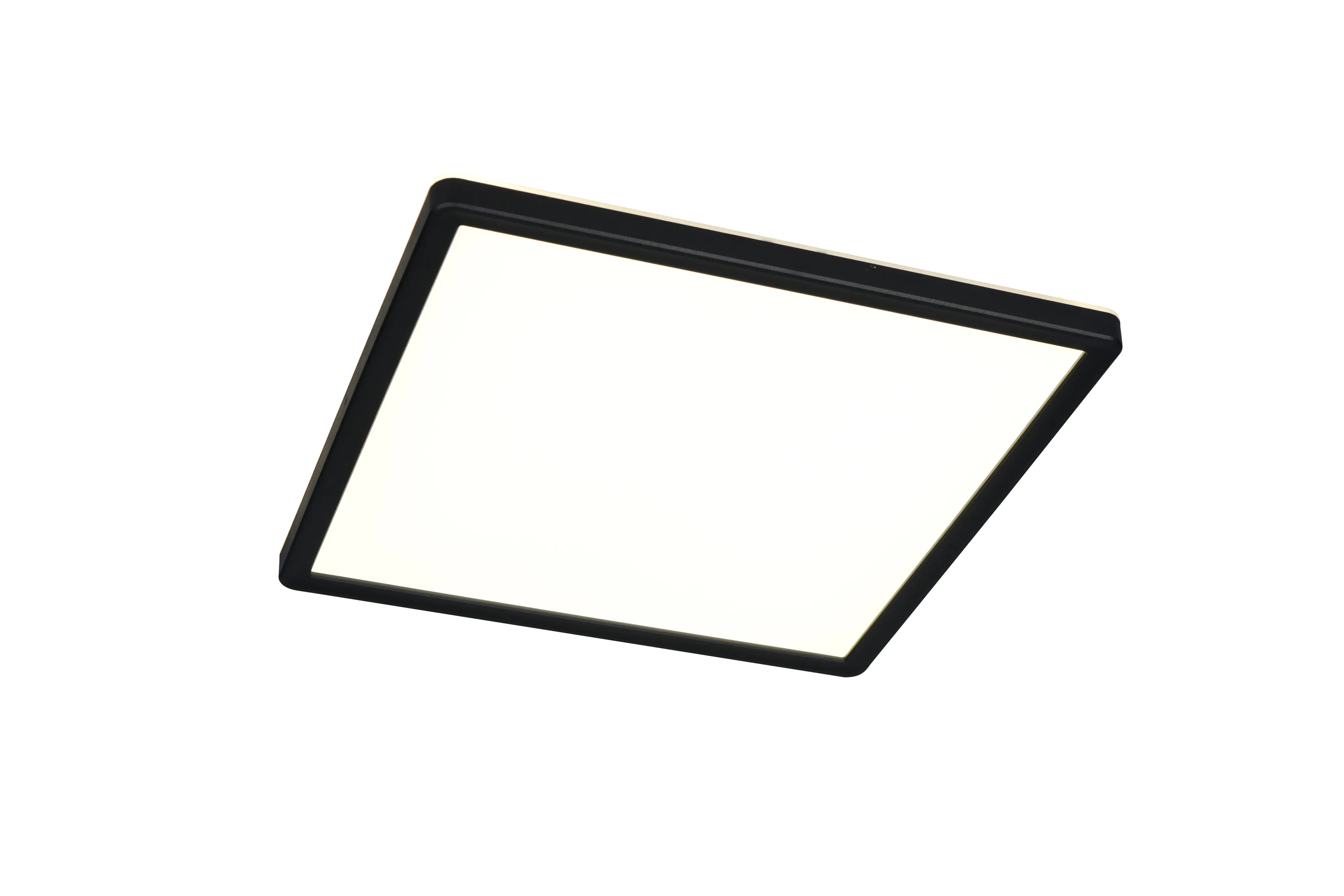 Reality LED-Deckenleuchte Emra schwarz matt Memory Funktion warmweiß-neutralweiß