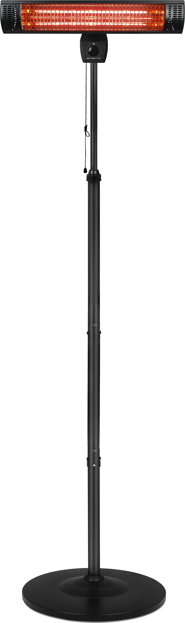 emerio Infrarot Terrassenheizstrahler 2000 W, schwarz