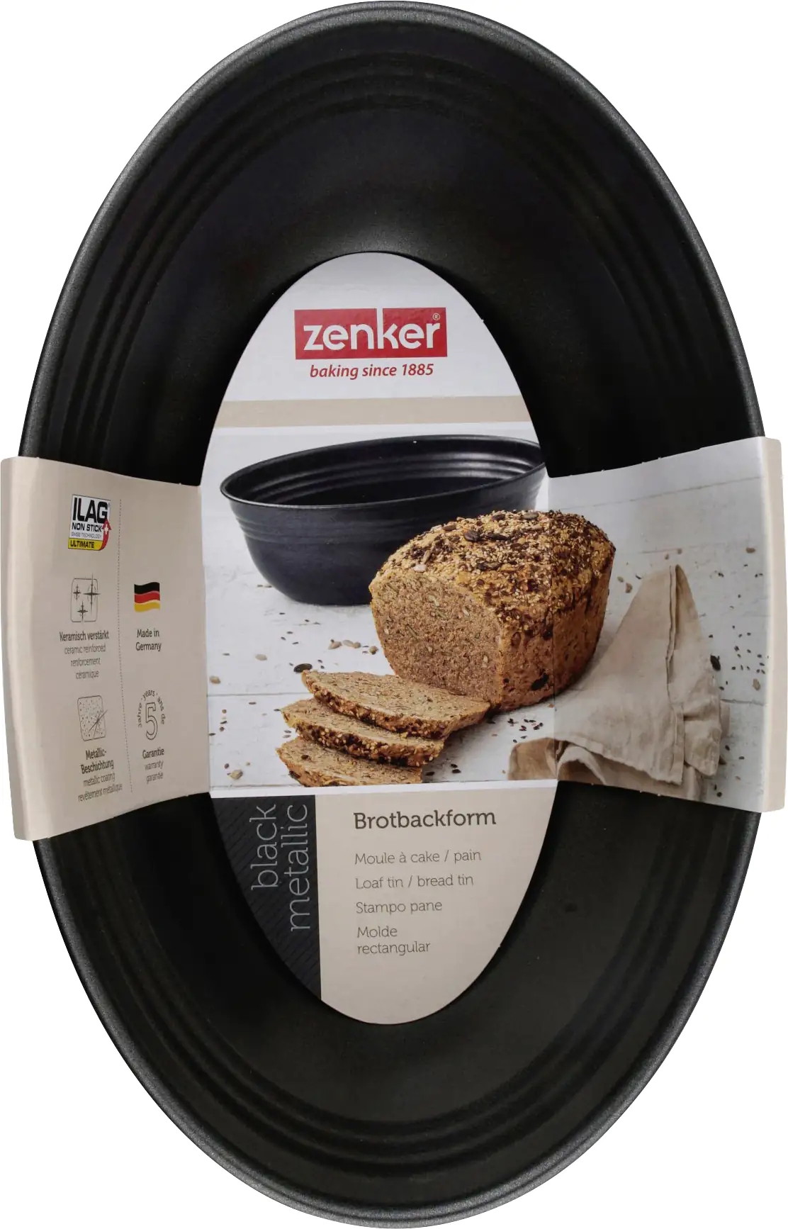 Zenker Bortbackform oval 26 x 16 x 9 cm Zenker Bortbackform oval 26 x 16 x 9 cm