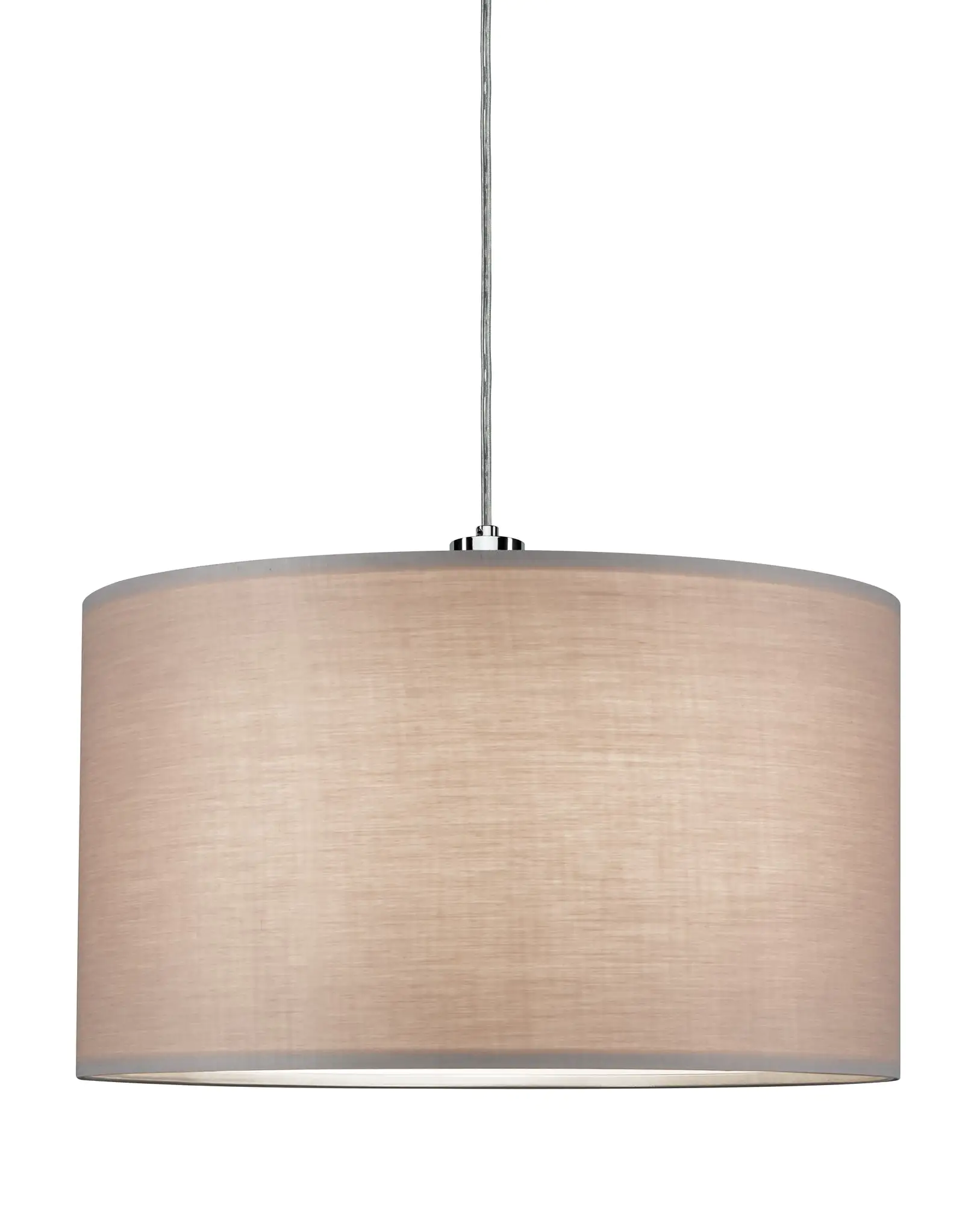 4000870954652_01 Paulmann URail 2Easy Lampenschirm Tessa hellgrau Stoff 45,4 cm