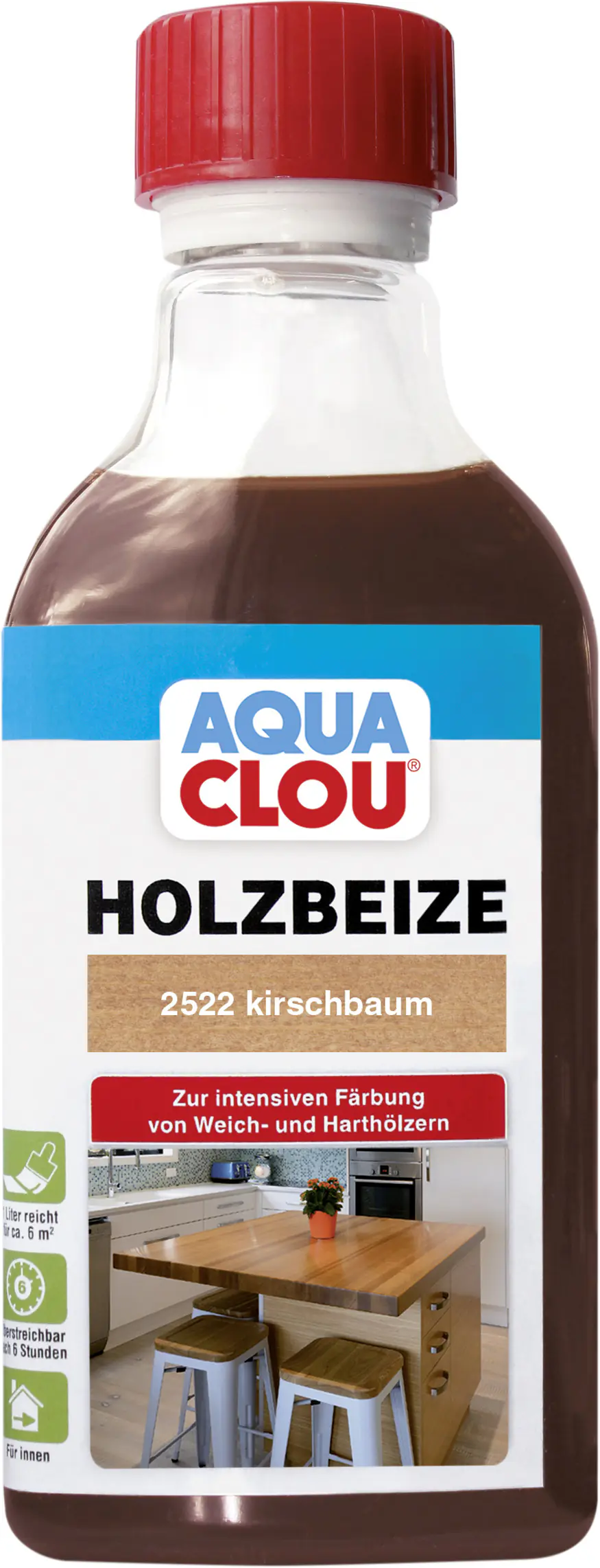 Aqua Clou Holzbeize 250 ml kirschbaum
