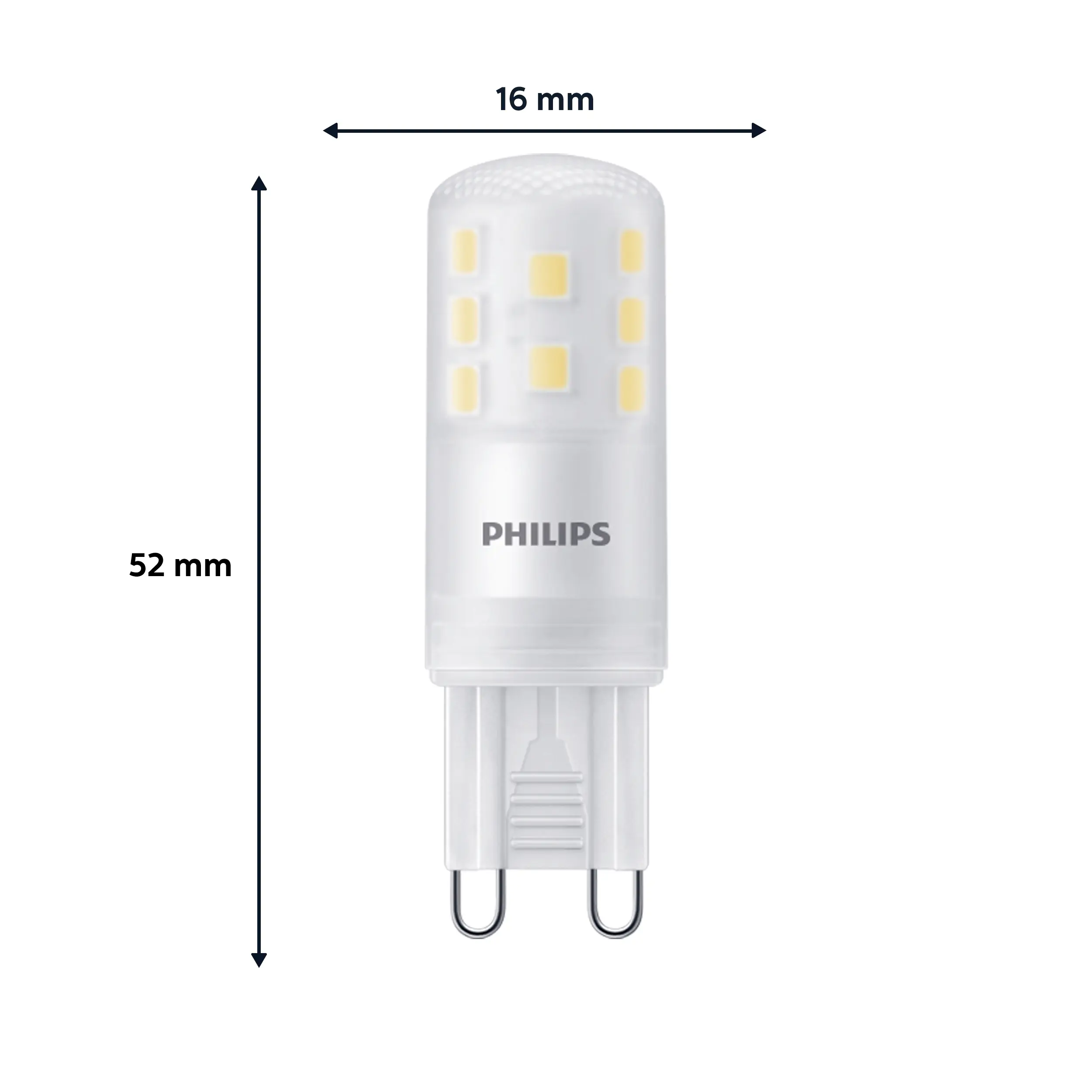 Philips LED Leuchtmittel Brenner G9 warmweiß