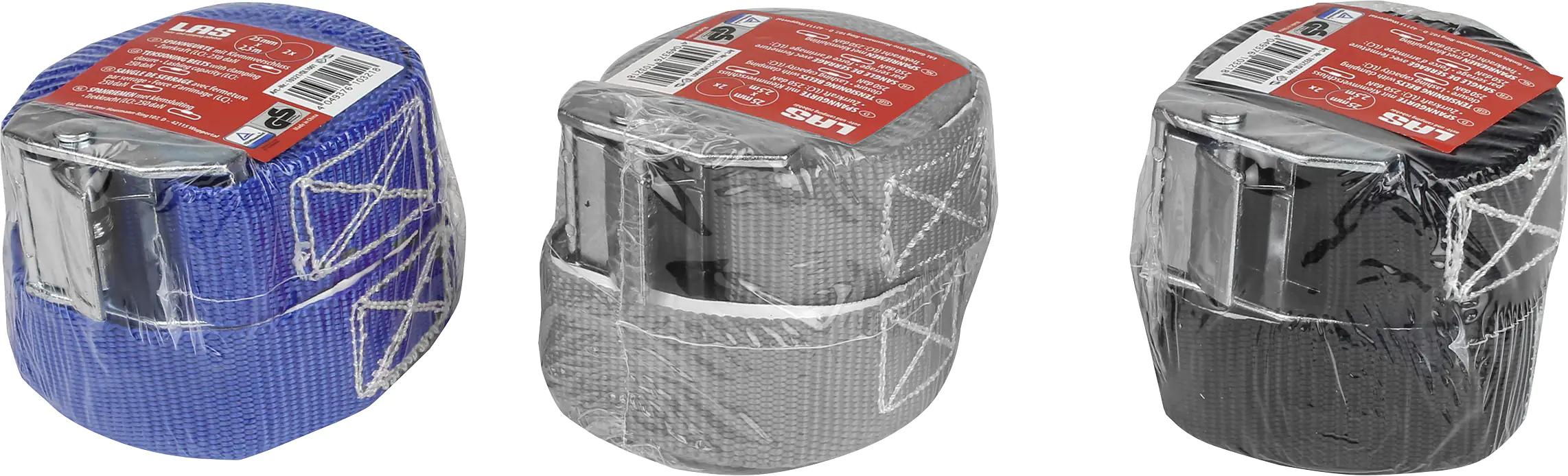 LAS Spanngurt mit Klemmverschluss 2,5m LAS Spanngurt mit Klemmverschluss 2,5m