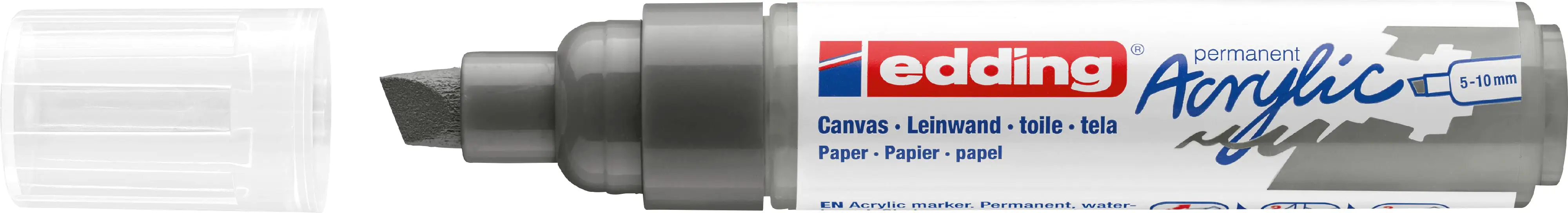 edding 5000 Acrylmarker breit anthrazit 5 - 10 mm