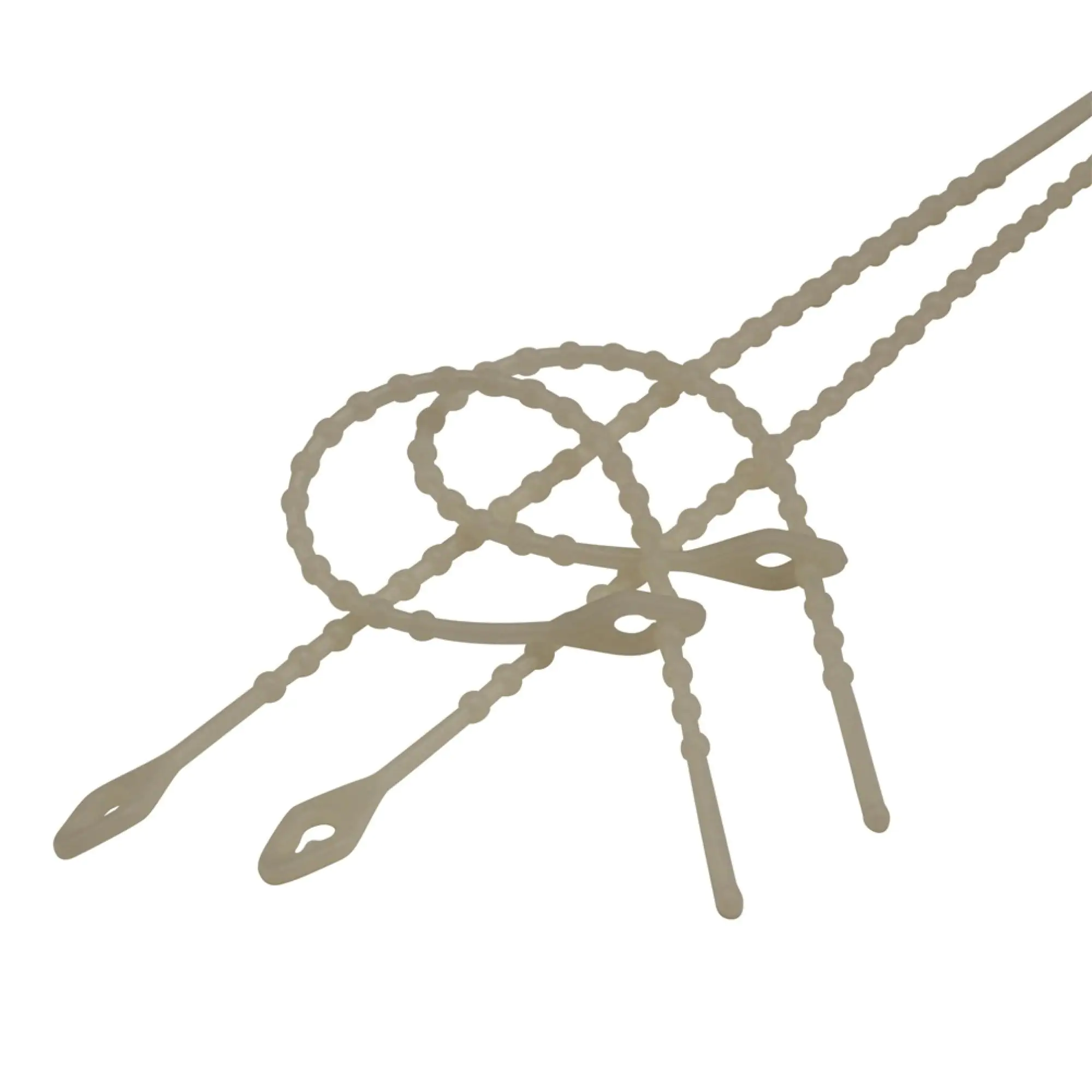 Knotenbinder 150 mm, wiederlösbar, 25 Stück, transparent Knotenbinder 150 mm, wiederlösbar, 25 Stück, transparent