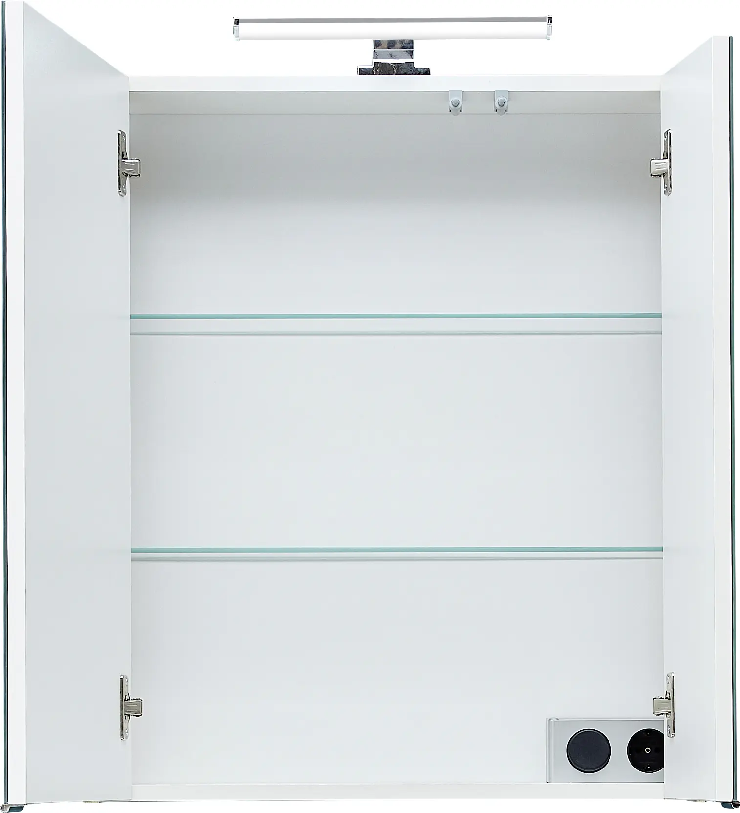 Pelipal Spiegelschrank Quickset 85-III LED-Aufsatzleuchte Polar Pinie 60 cm