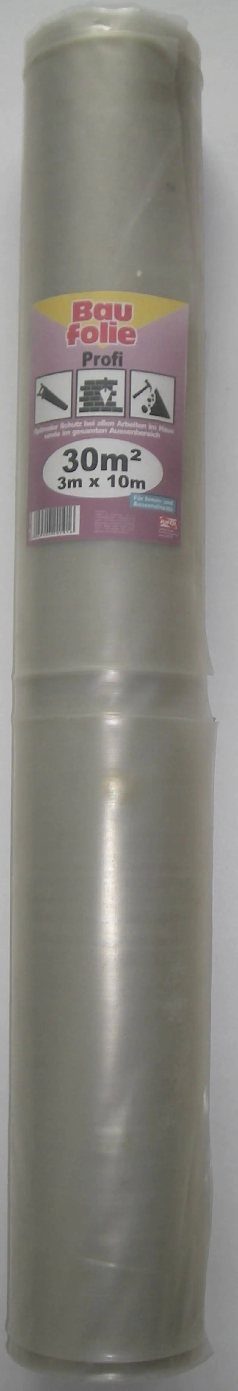 Jufol Baufolie Profi 0,2 mm 10 x 3 m = 30 m² transluzent