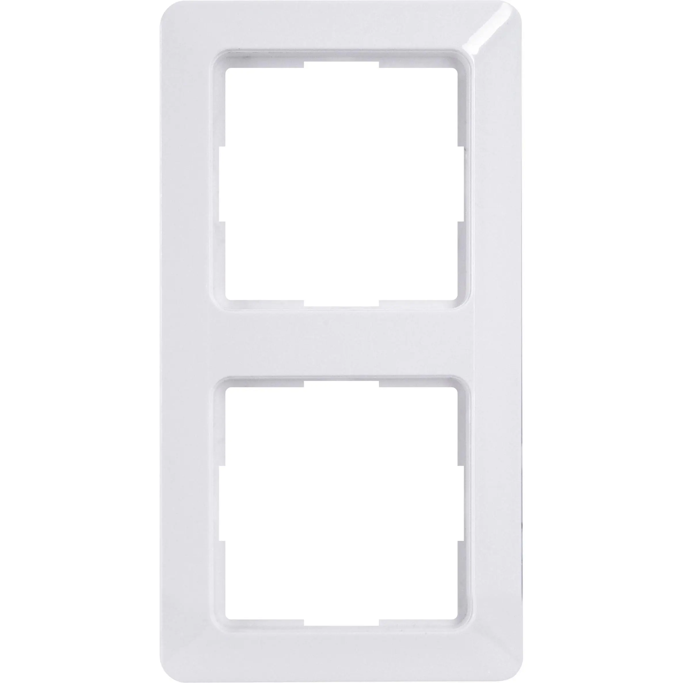 Kopp Abdeckrahmen 2-fach Serie Milano Unterputz arktisweiß 305702062