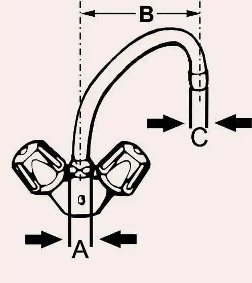 Cornat Rohrauslauf Hu-Form 18 cm verchromt