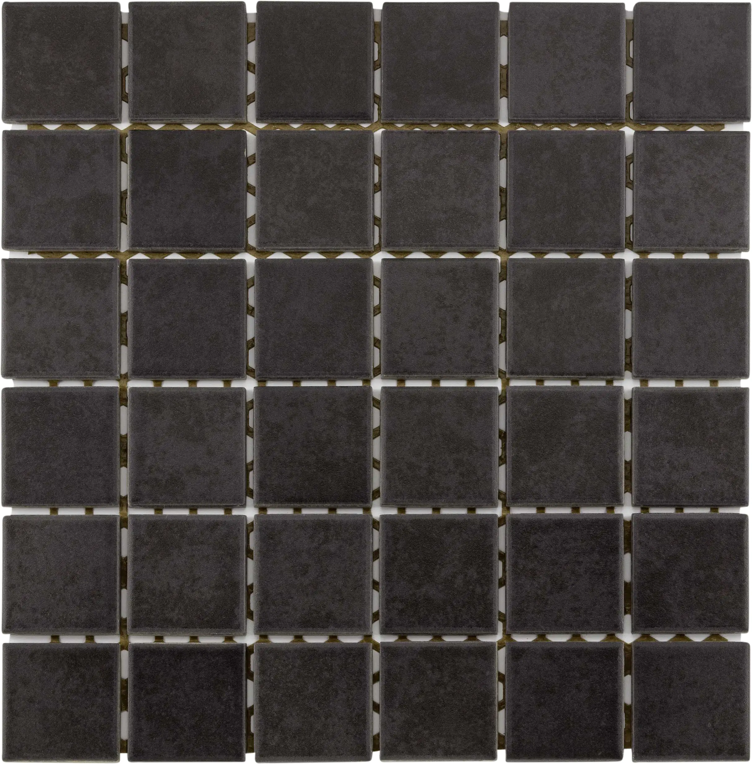 Mosaikfliese Maxi 30 x 30 cm anthrazit Steinmaß: ca. 4,7 x 4,7 cm