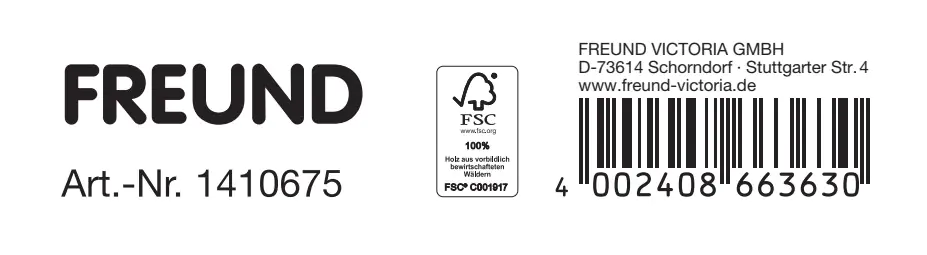 Freund Victoria Rechen ideal für Hochbeete