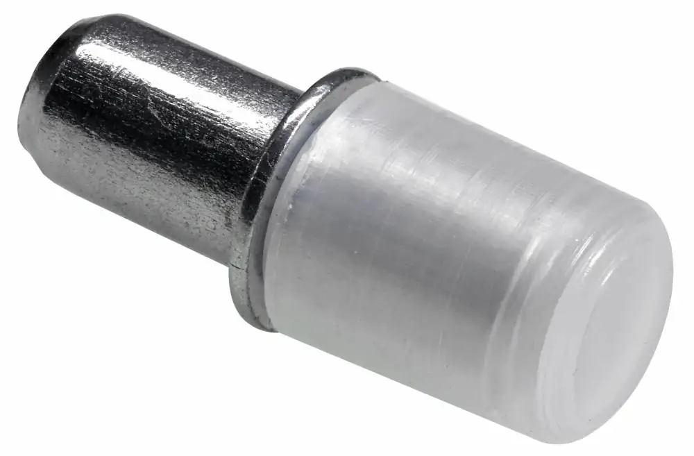 Hettich Glasbodenträger mit Stahlstift, transparent, 20 Stück