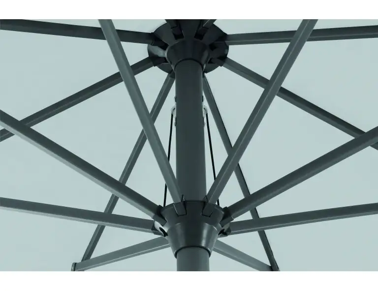 Siena Garden Mittelstockschirm Avio grau Ø 350 cm Siena Garden Mittelstockschirm Avio grau Ø 350 cm
