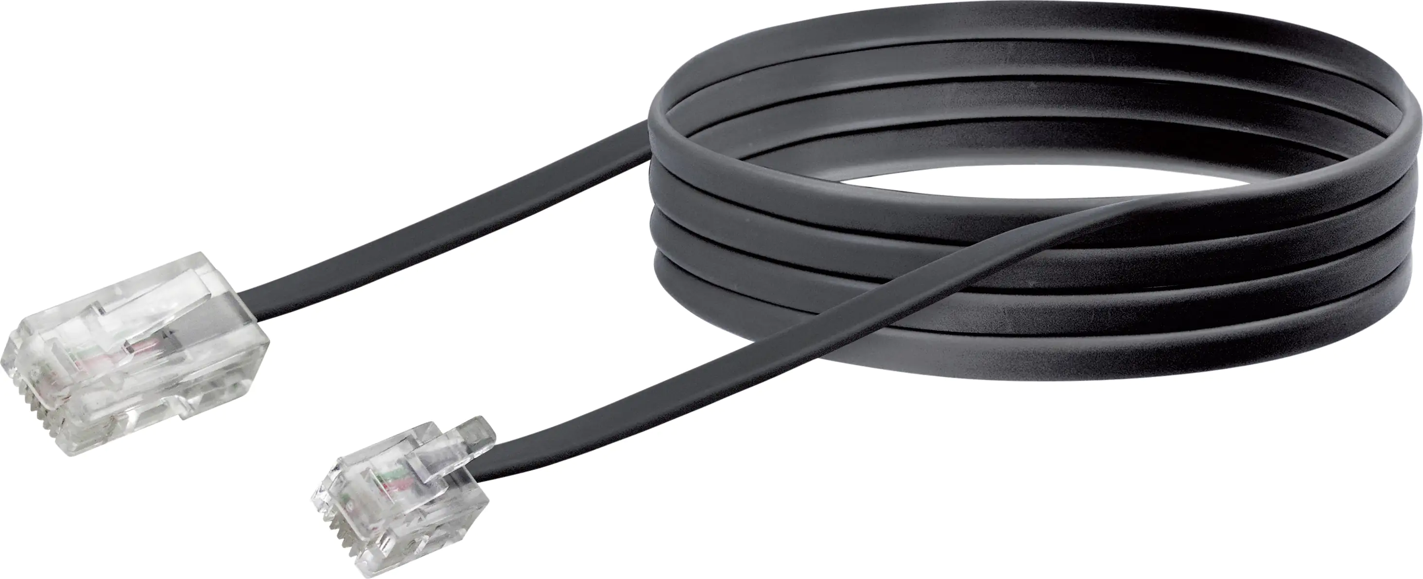 Schwaiger Modem Anschlusskabel TAL6631 533 RJ45 RJ11 schwarz, 3,0m, 1x RJ45 / 1x RJ11