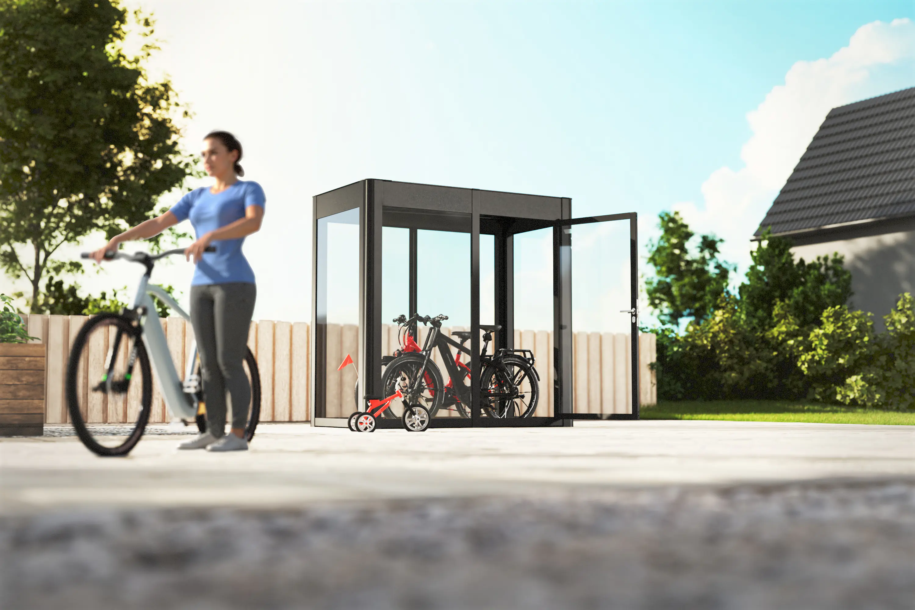 SunElements SunGarden Gartenhaus Energy 2.1 233 x 128 cm anthrazit-metallic