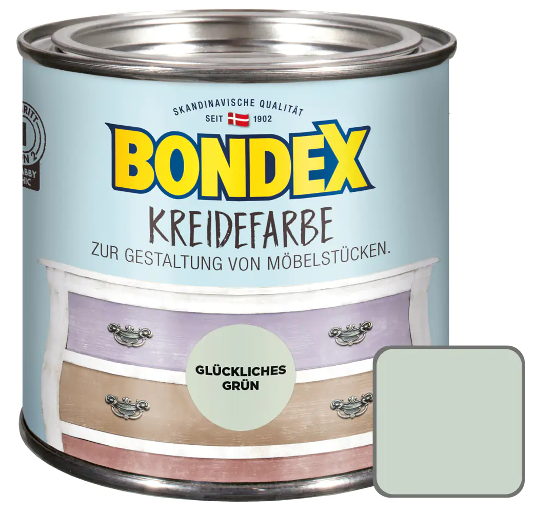 Bondex Kreidefarbe 500 ml glückliches grün
