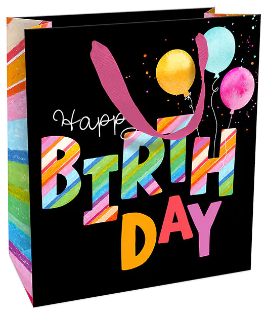 Braun & Company Geschenktasche Birthday 18 x 21 x 8 cm Braun & Company Geschenktasche Birthday 18 x 21 x 8 cm