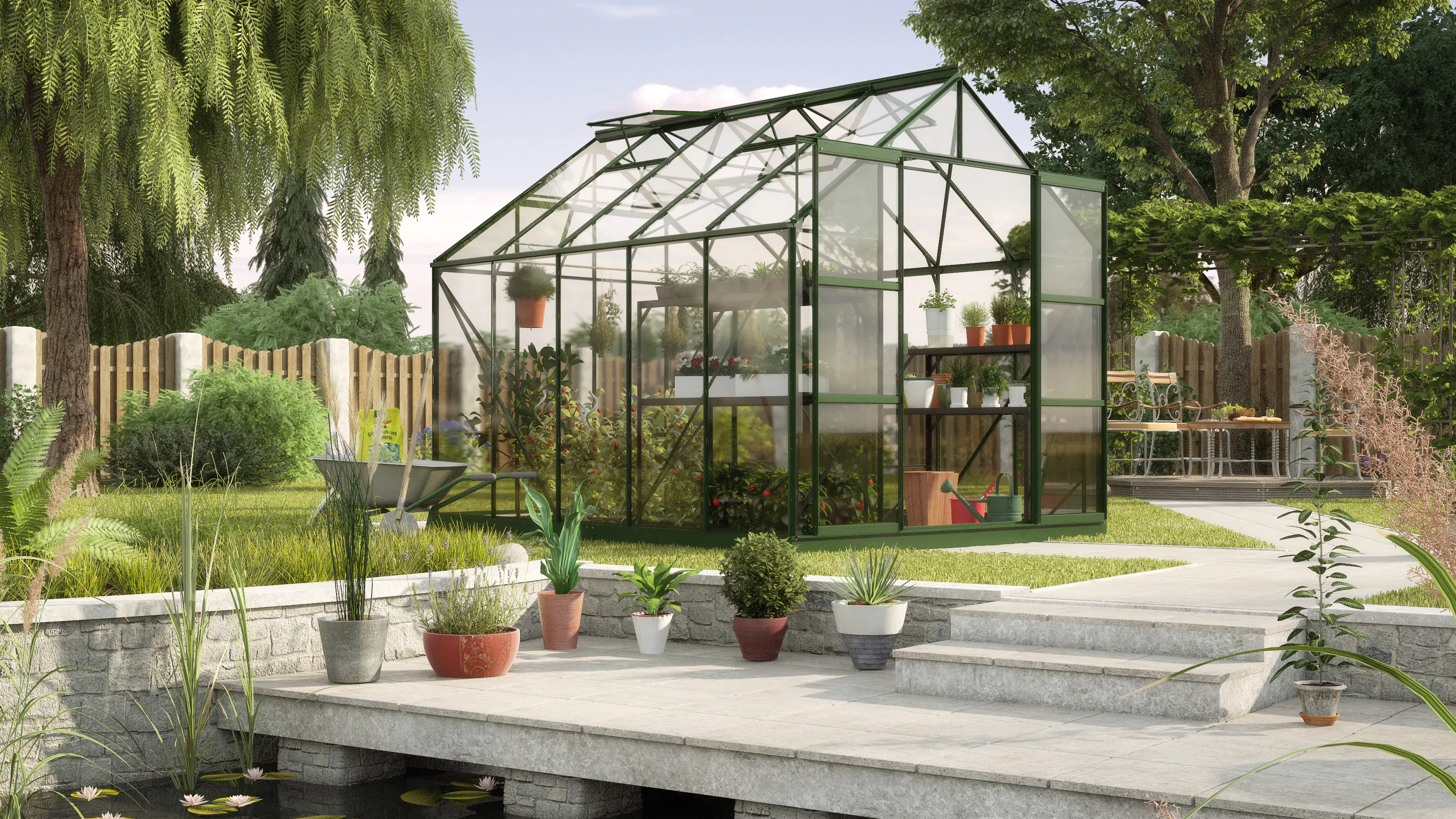 Vitavia Gewächshaus Uranus 8300 254 x 317 cm 3 mm Sicherheitsglas