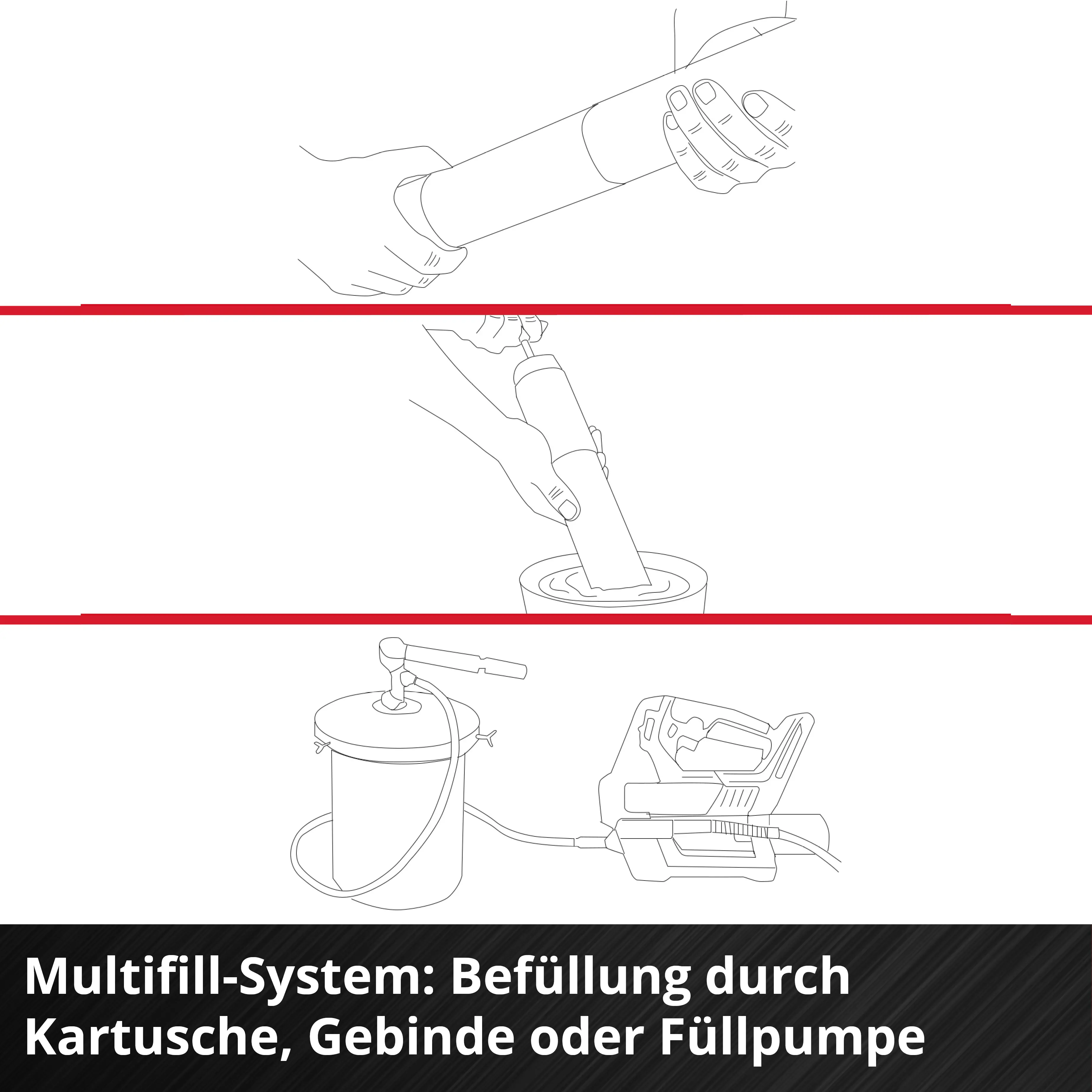 Einhell Professional Akku-Fettpresse TP-GR 18/690 Li Solo