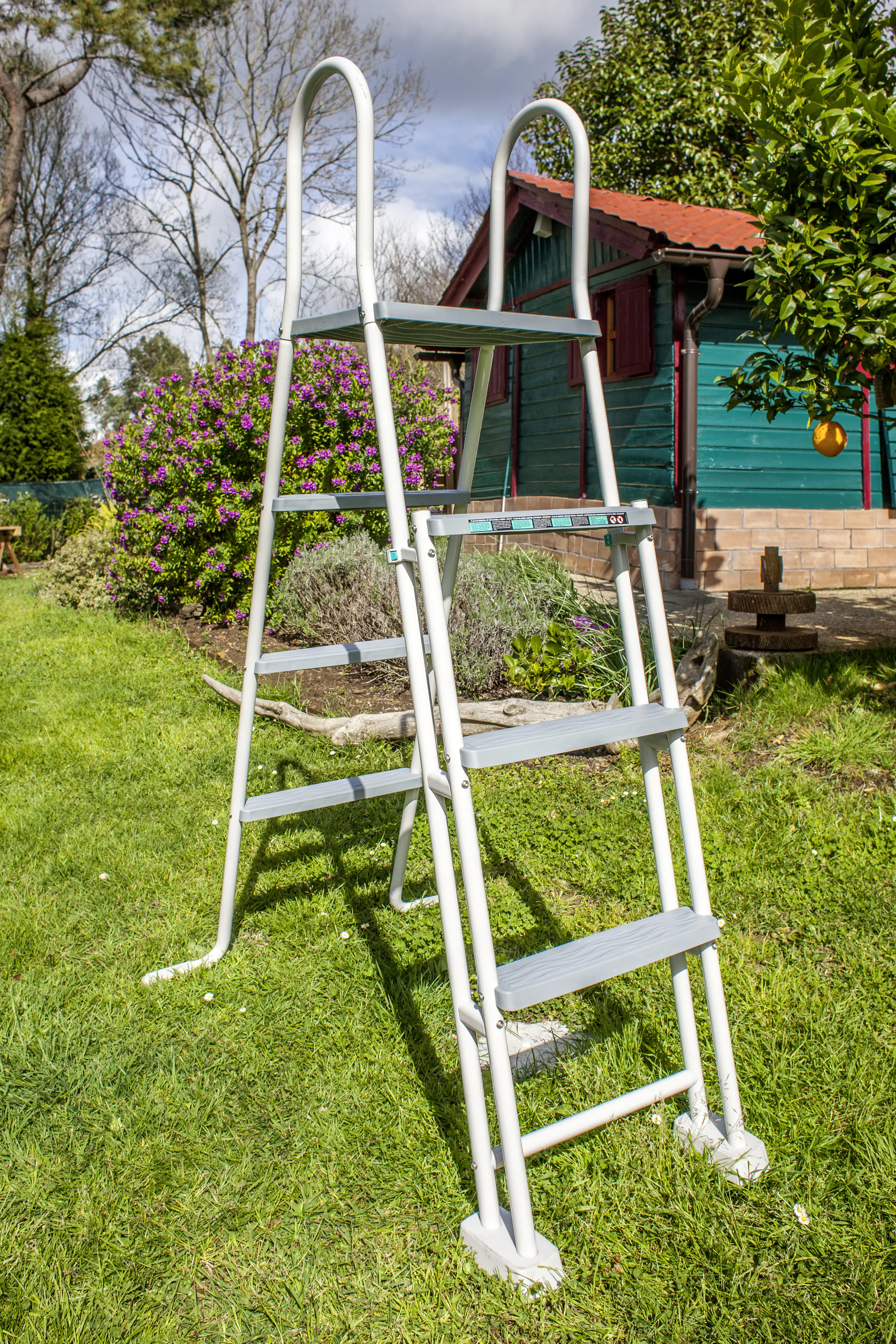 Gre Stahlwandpool Kea rund Ø 350 x 120 cm graphite