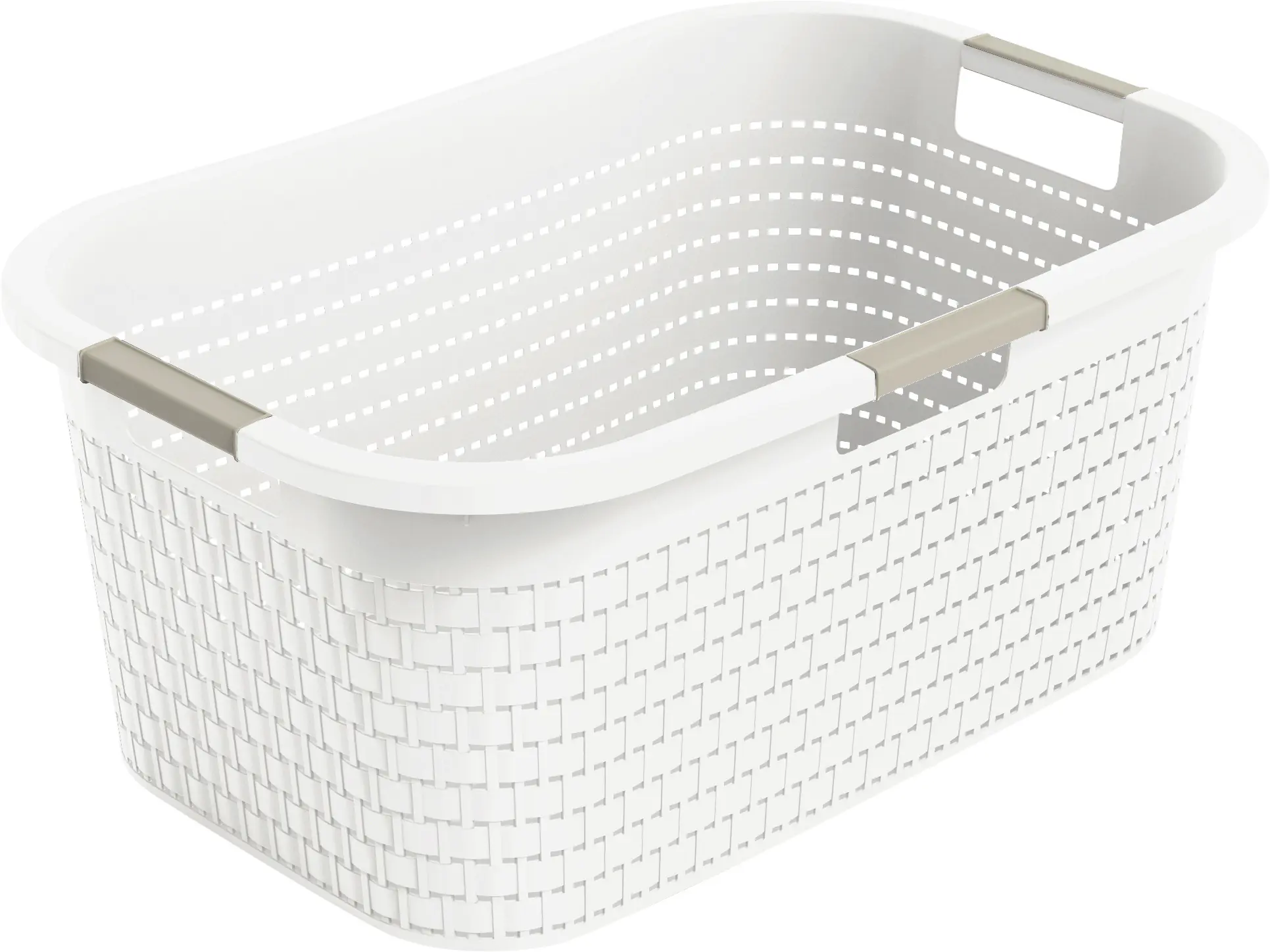 Rotho Wäschekorb Country, 40 l mistletoe weiß Rotho Wäschekorb Country, 40 l mistletoe weiß