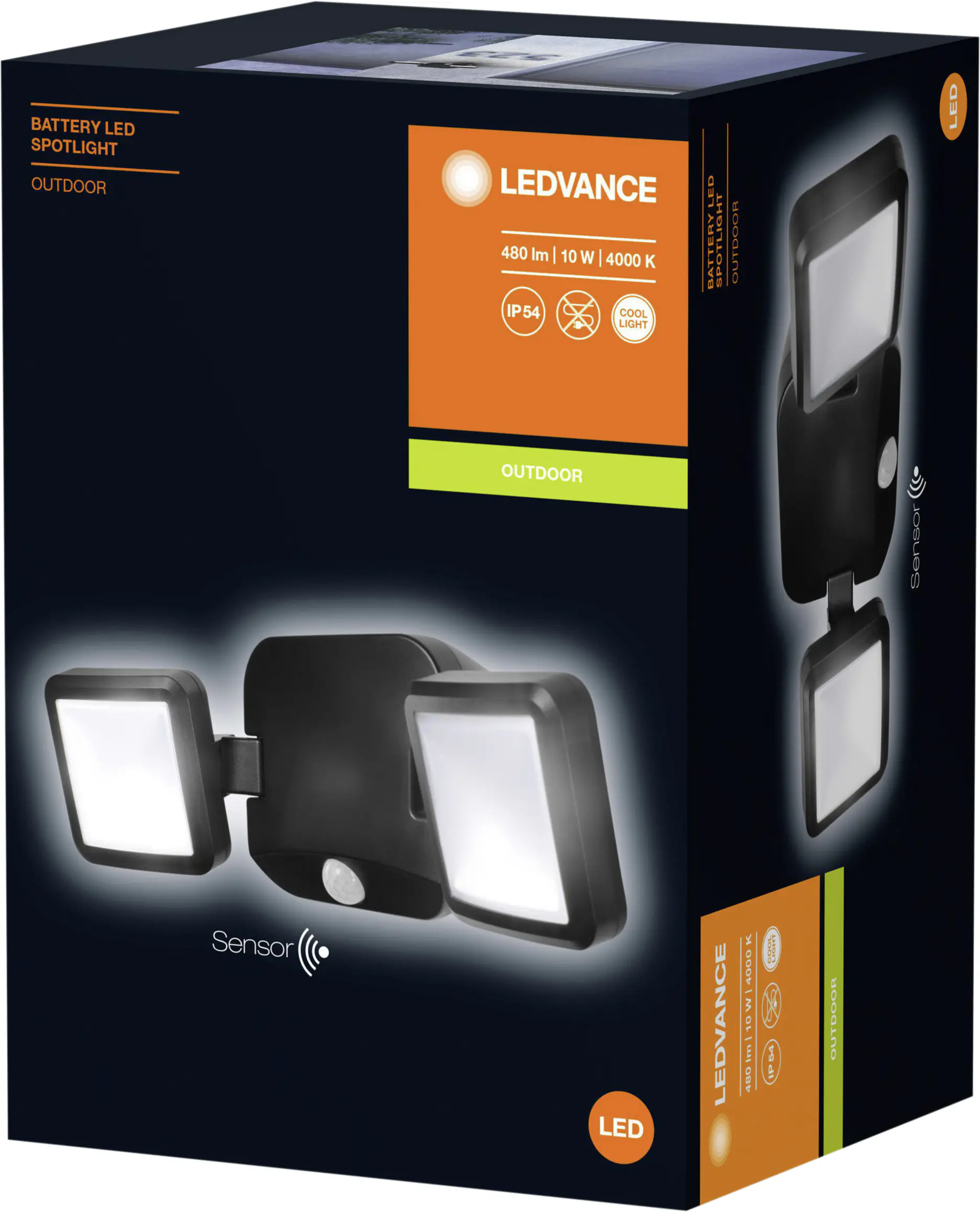 Ledvance LED Spotlight Double schwarz