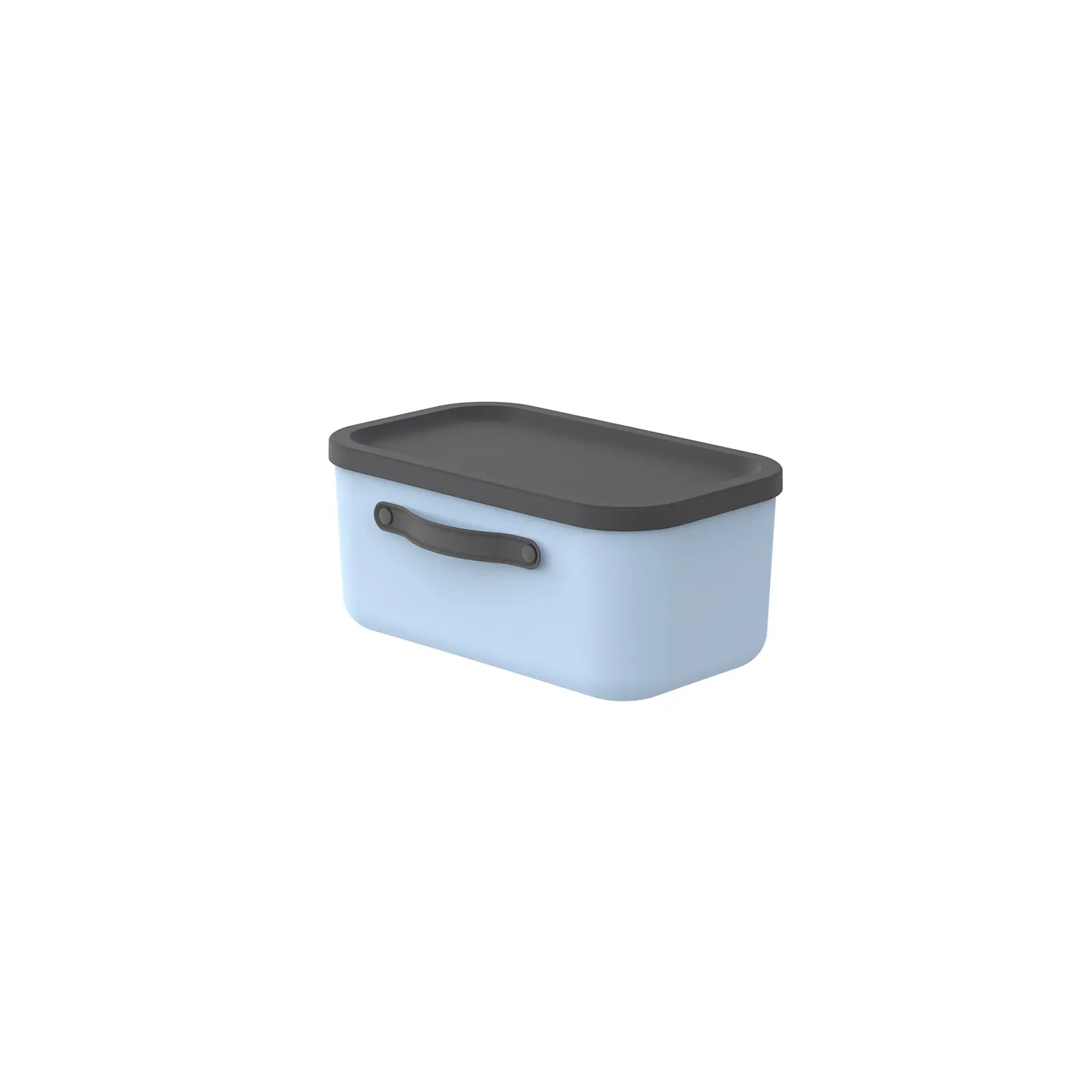 Rotho Aufbewahrungsbox Mythen mit Deckel soft blau 39,5 x 26,5 cm 12 L