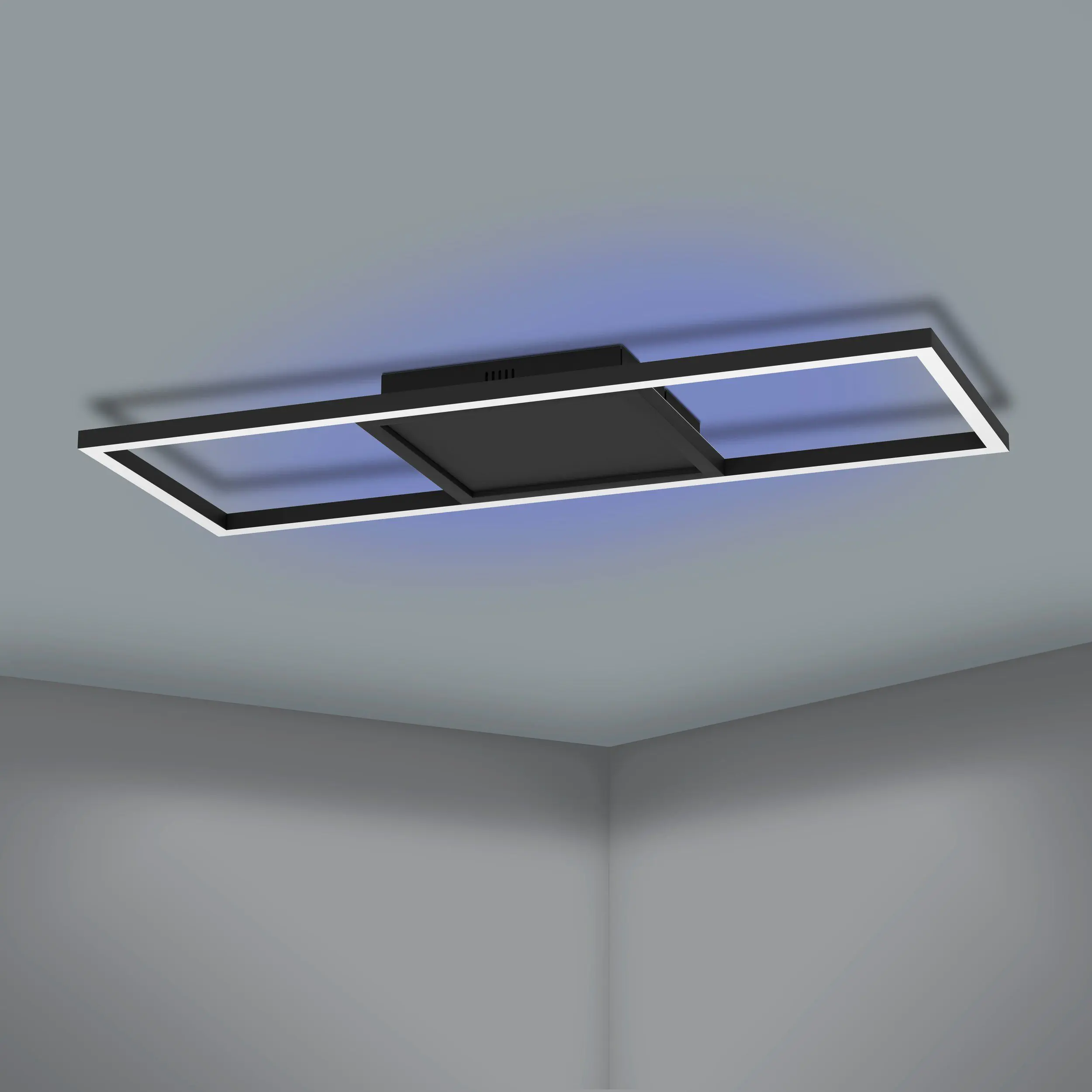 Eglo Connect LED Deckenleuchte Calagrano-Z schwarz 64 x 24 cm Eglo Connect LED Deckenleuchte Calagrano-Z schwarz 64 x 24 cm