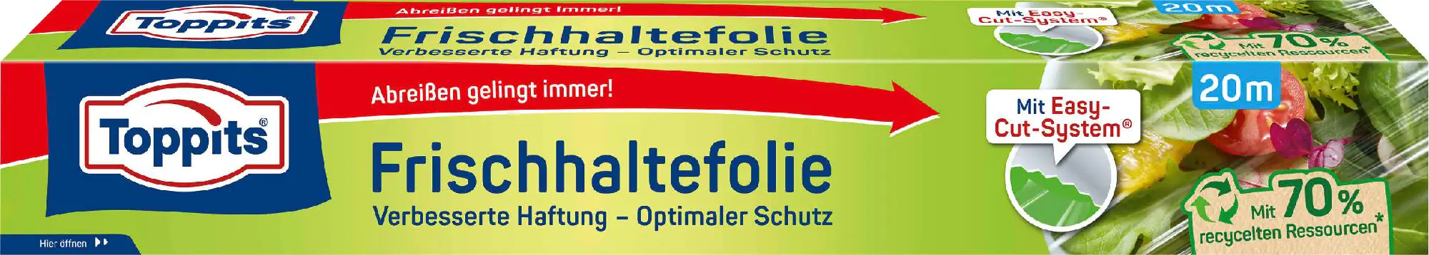 Toppits Frischhaltefolie 20 m, 32,5 cm Breit
