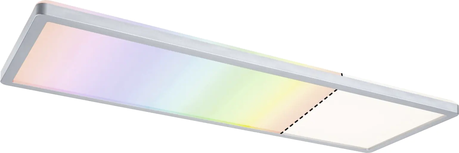 Paulmann LED Panel Atria Shine chrom-matt 58 x 20 cm RGBW Paulmann LED Panel Atria Shine chrom-matt 58 x 20 cm RGBW