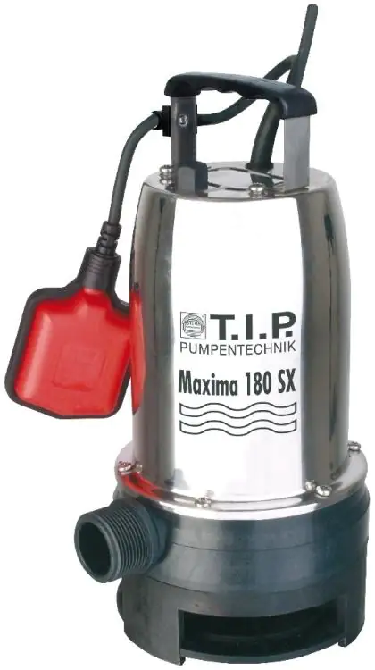 T.I.P. Klar-/ Schmutzwasser Tauchpumpe Maxima 10500 l/h 7 m 180 SX/PX