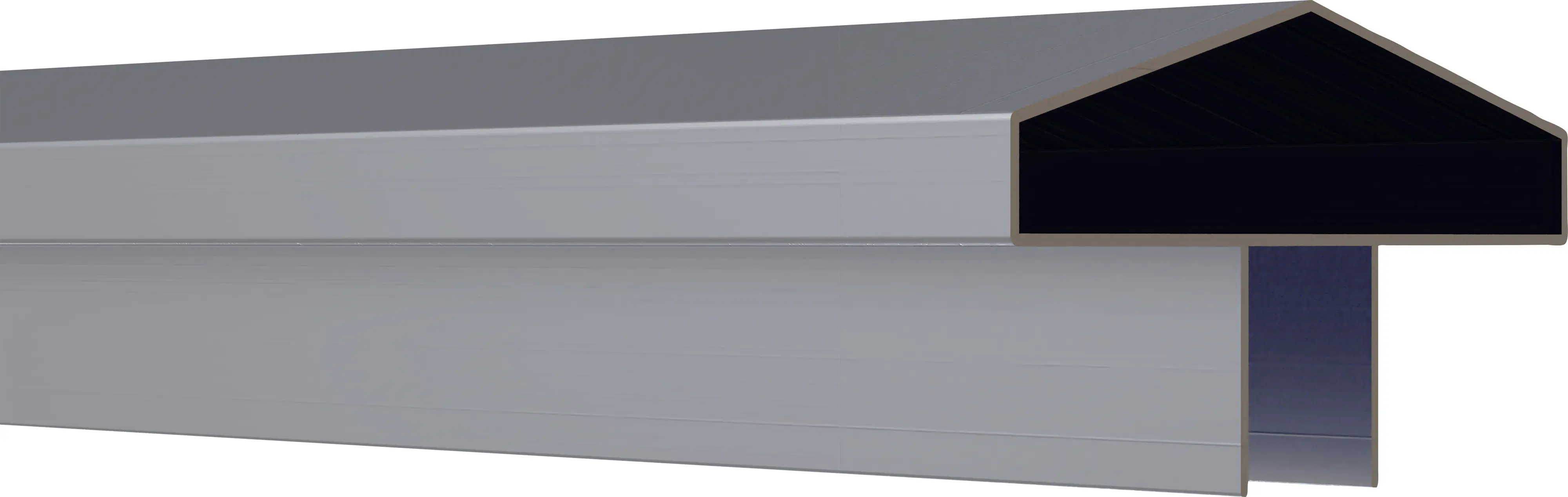 Osmo Abschlussprofil Multi-Fence 7 x 180 cm, Aluminium