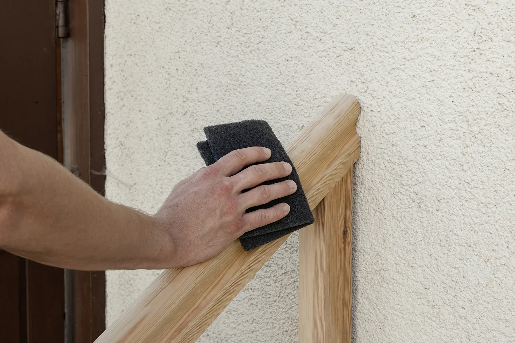 Wolfcraft Schleifvlies-Pads Ø 150x230 mm fein 2er Pack