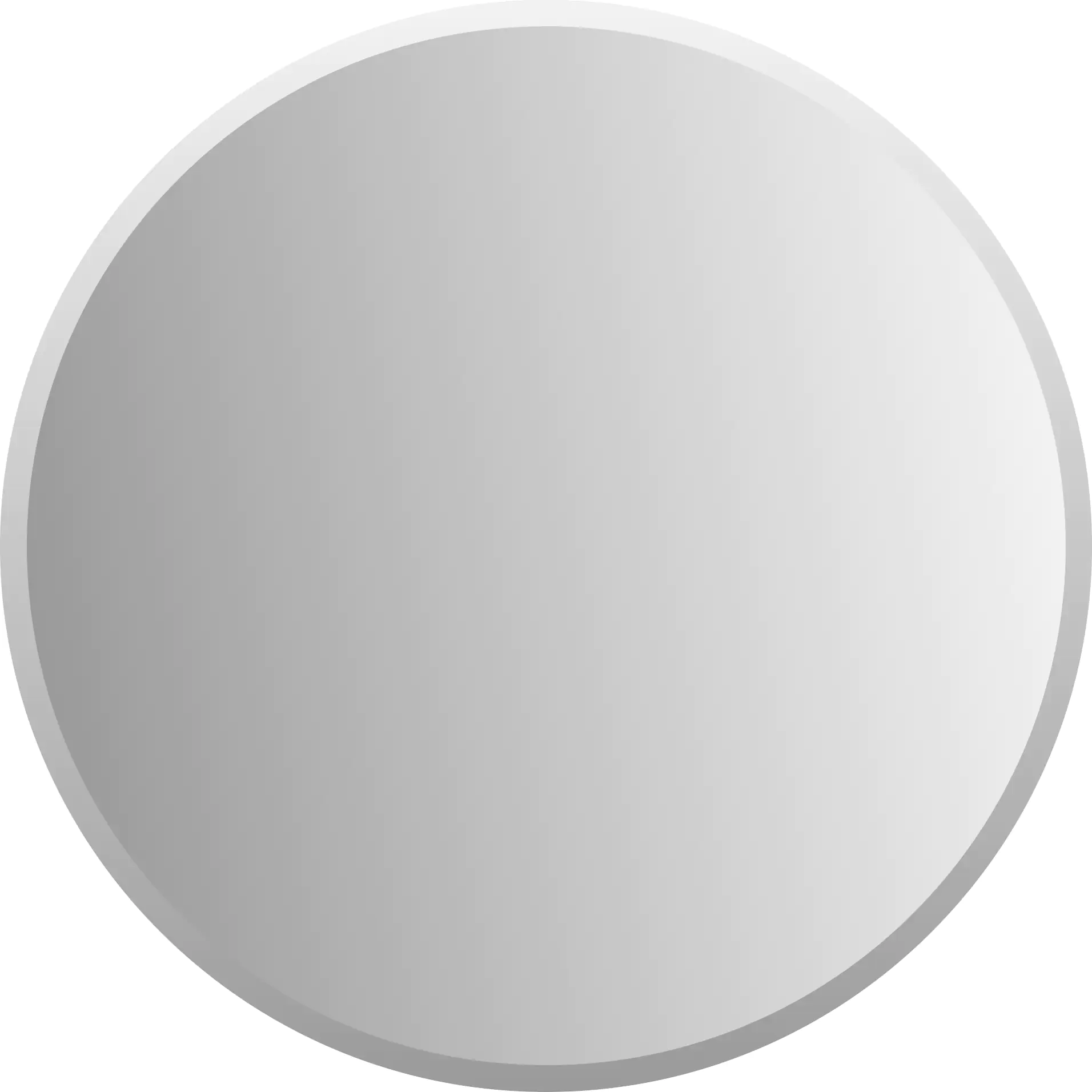 Kristallglasspiegel Rondo Ø 45 cm