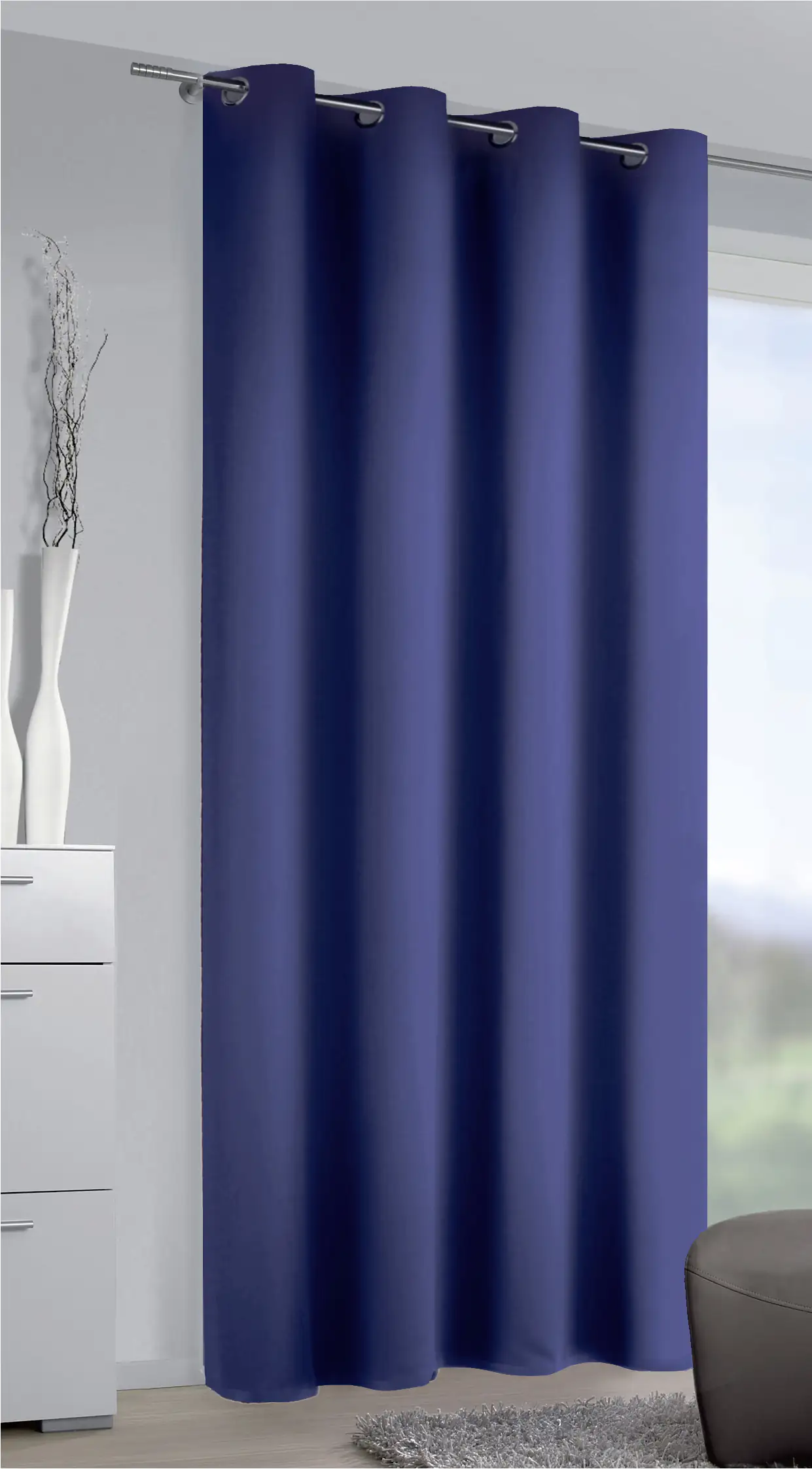 Neusser Collection Ösenschal blau, 140 x 245 cm