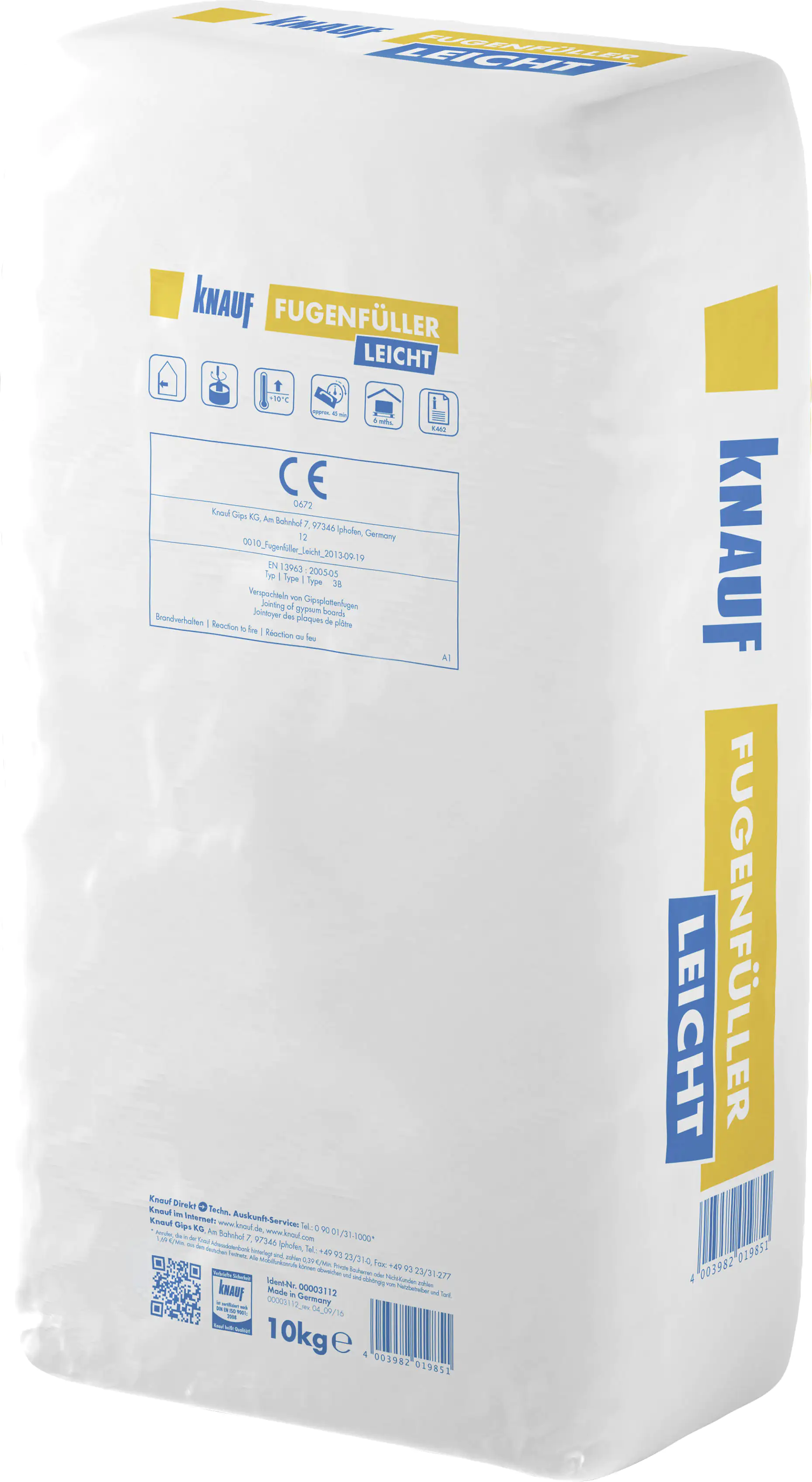 Knauf Spezialgips Fugenfüller Leicht 10 kg